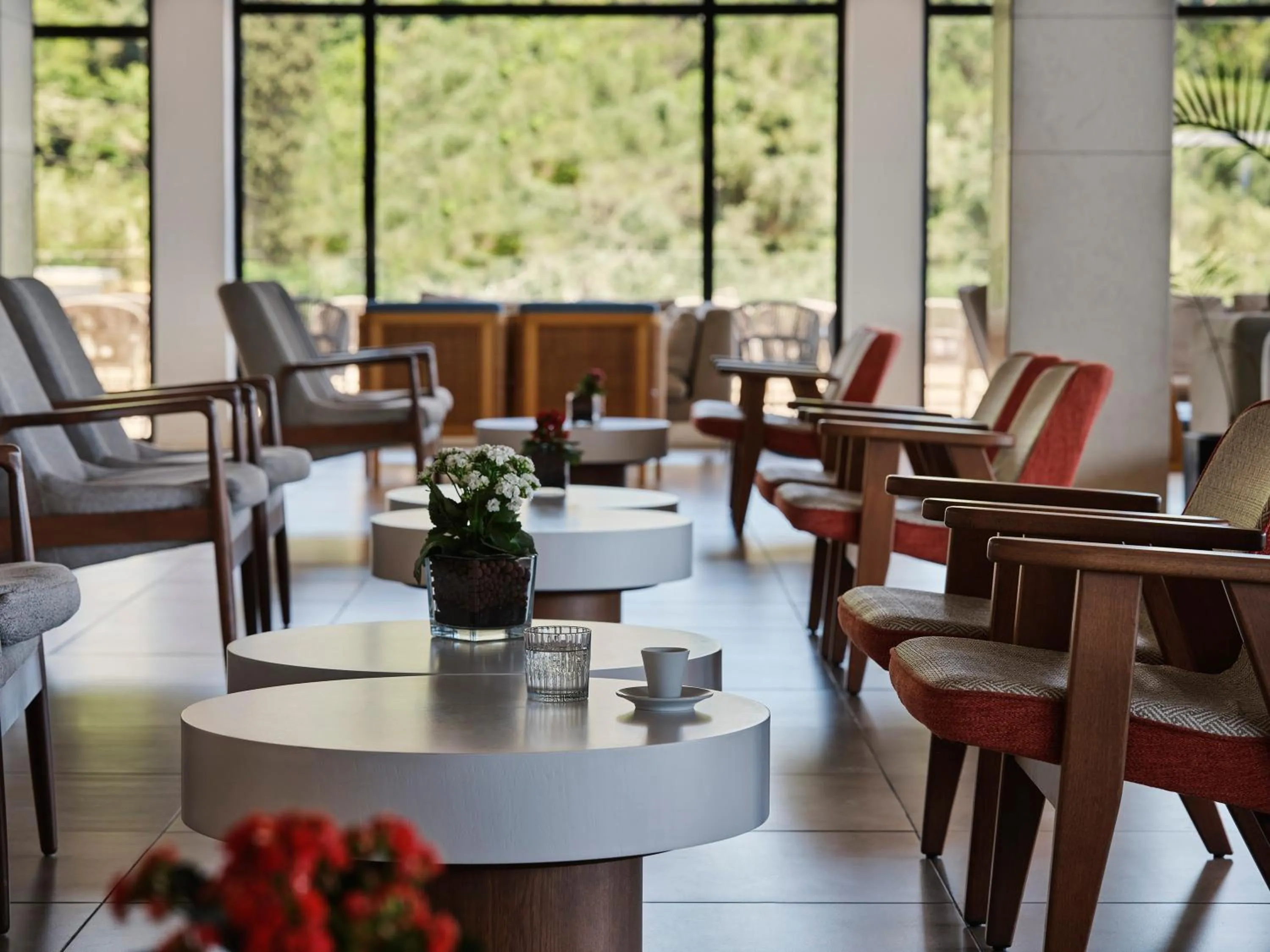 Seating area in Aeolos Beach Resort