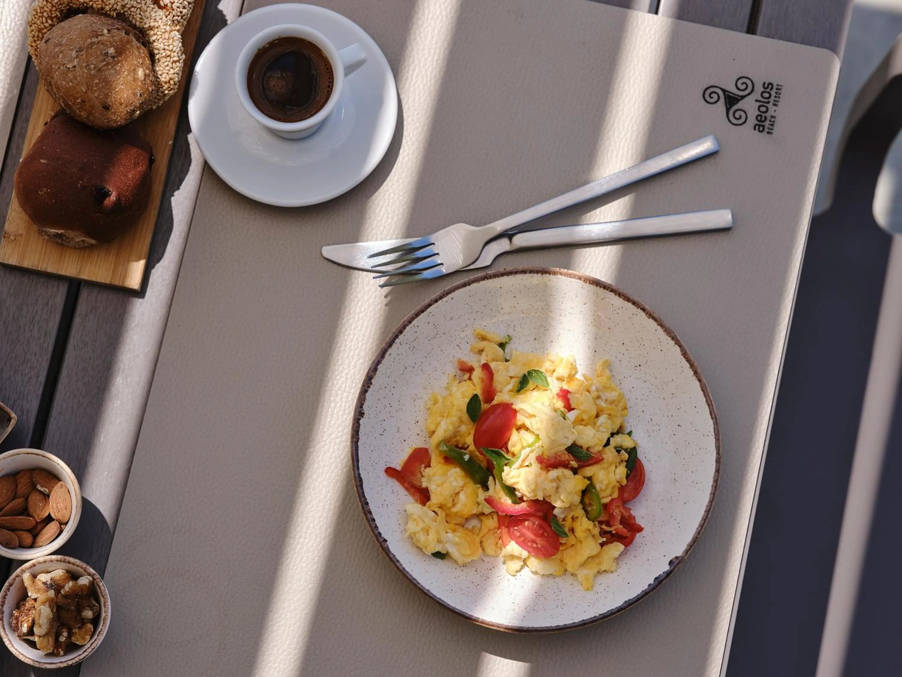 Food in Aeolos Beach Resort