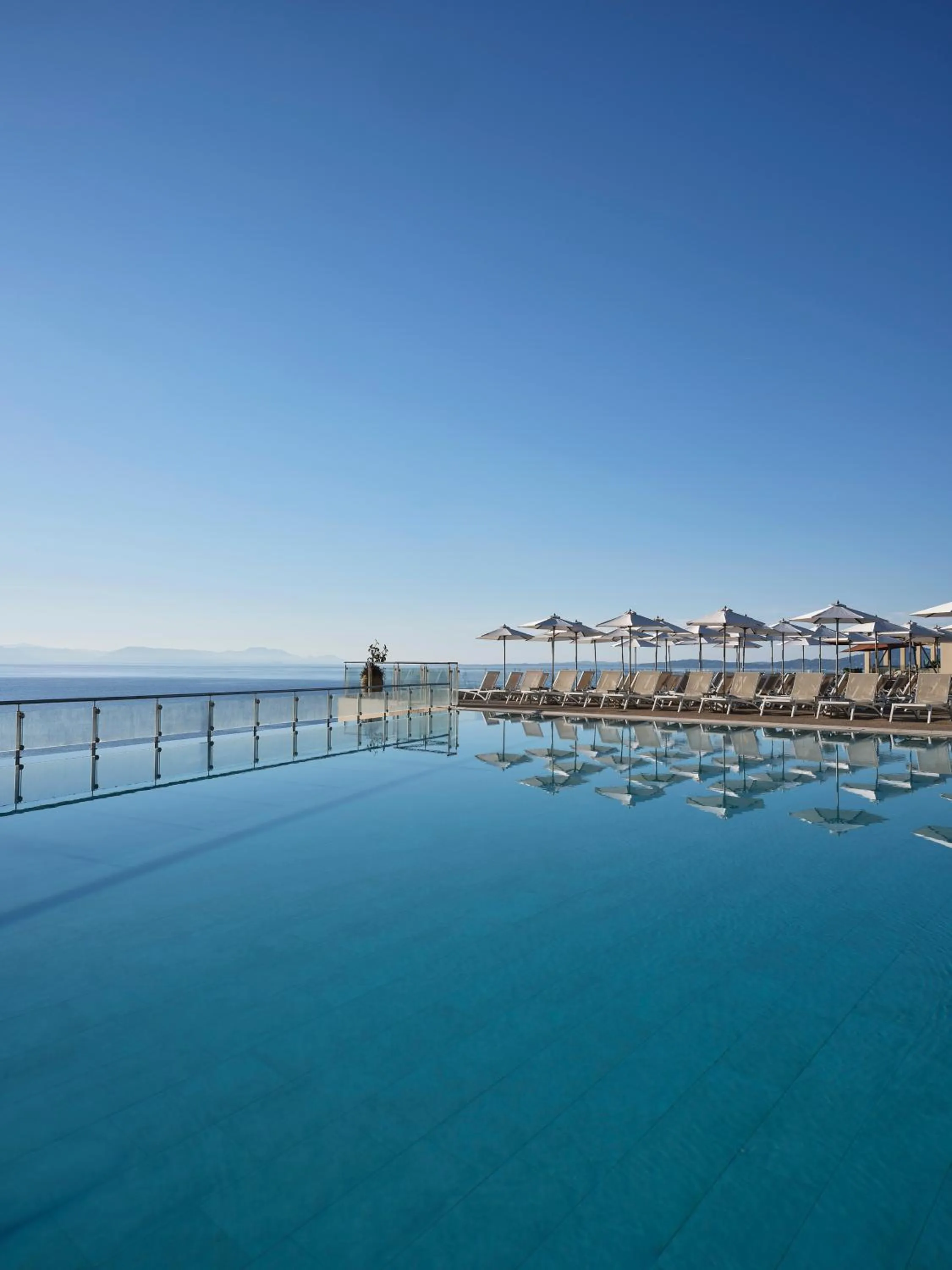 Pool view in Aeolos Beach Resort