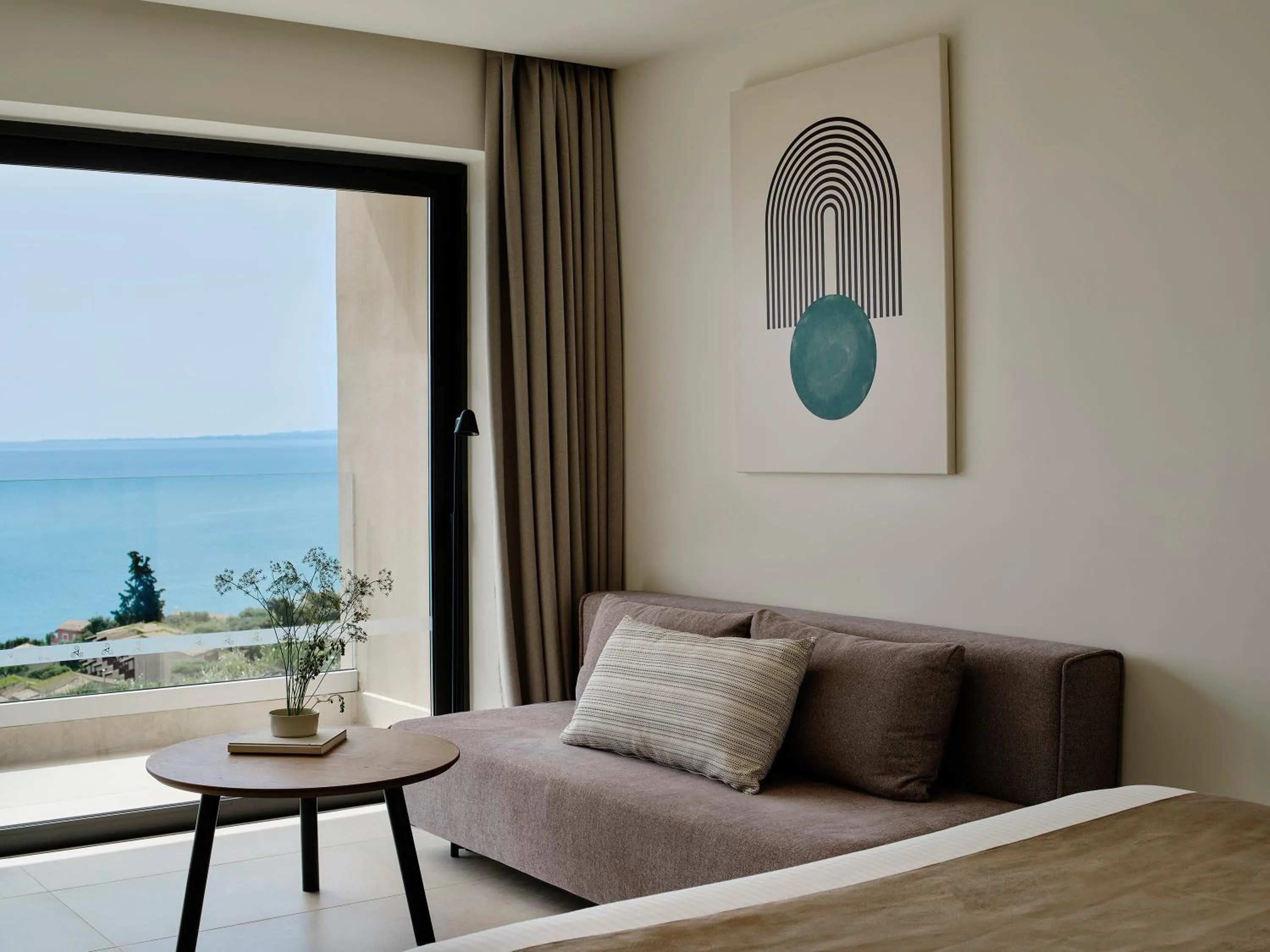 Seating area in Aeolos Beach Resort