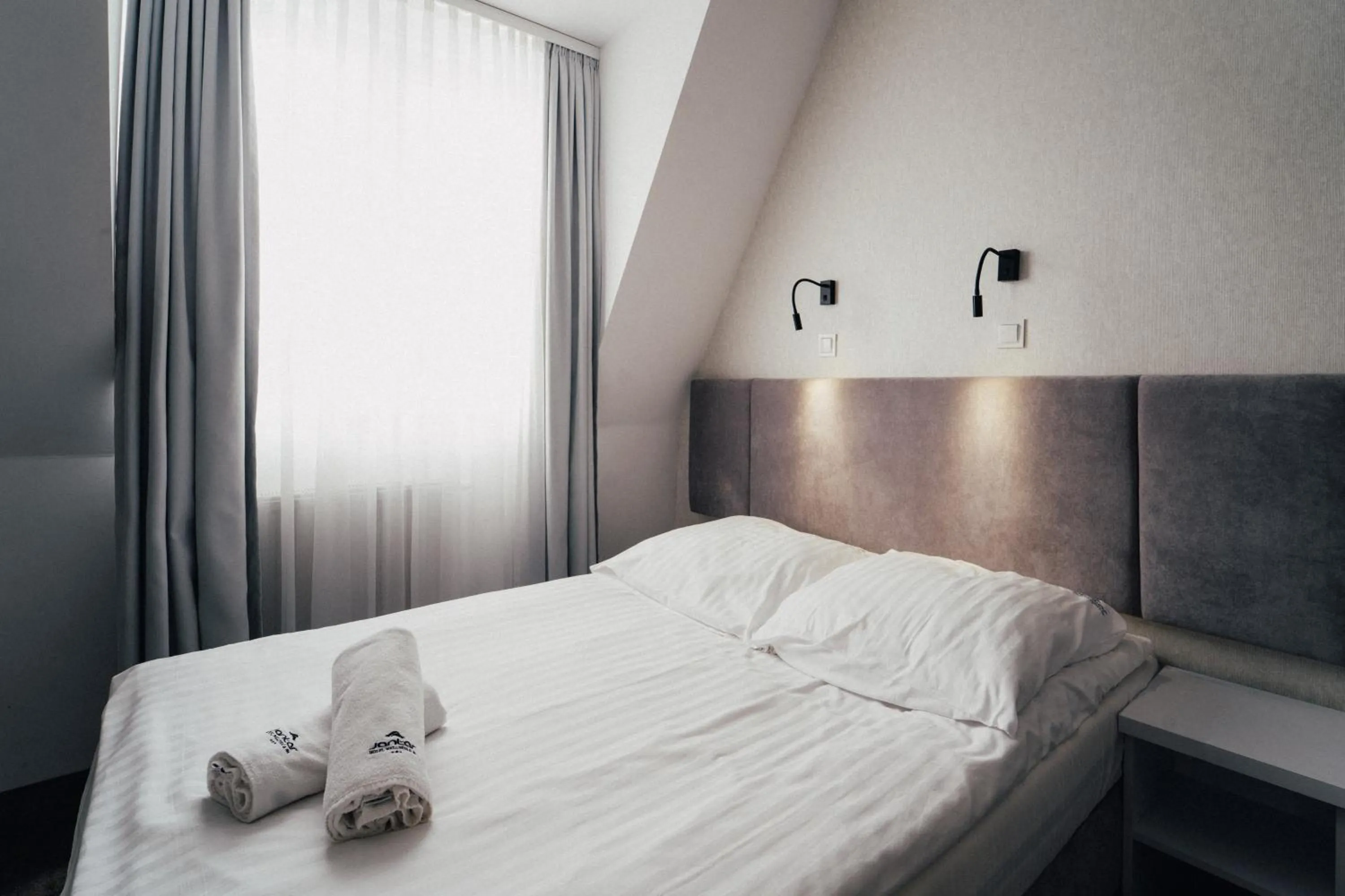 Bed in Hotel Jantar Wellness & Spa