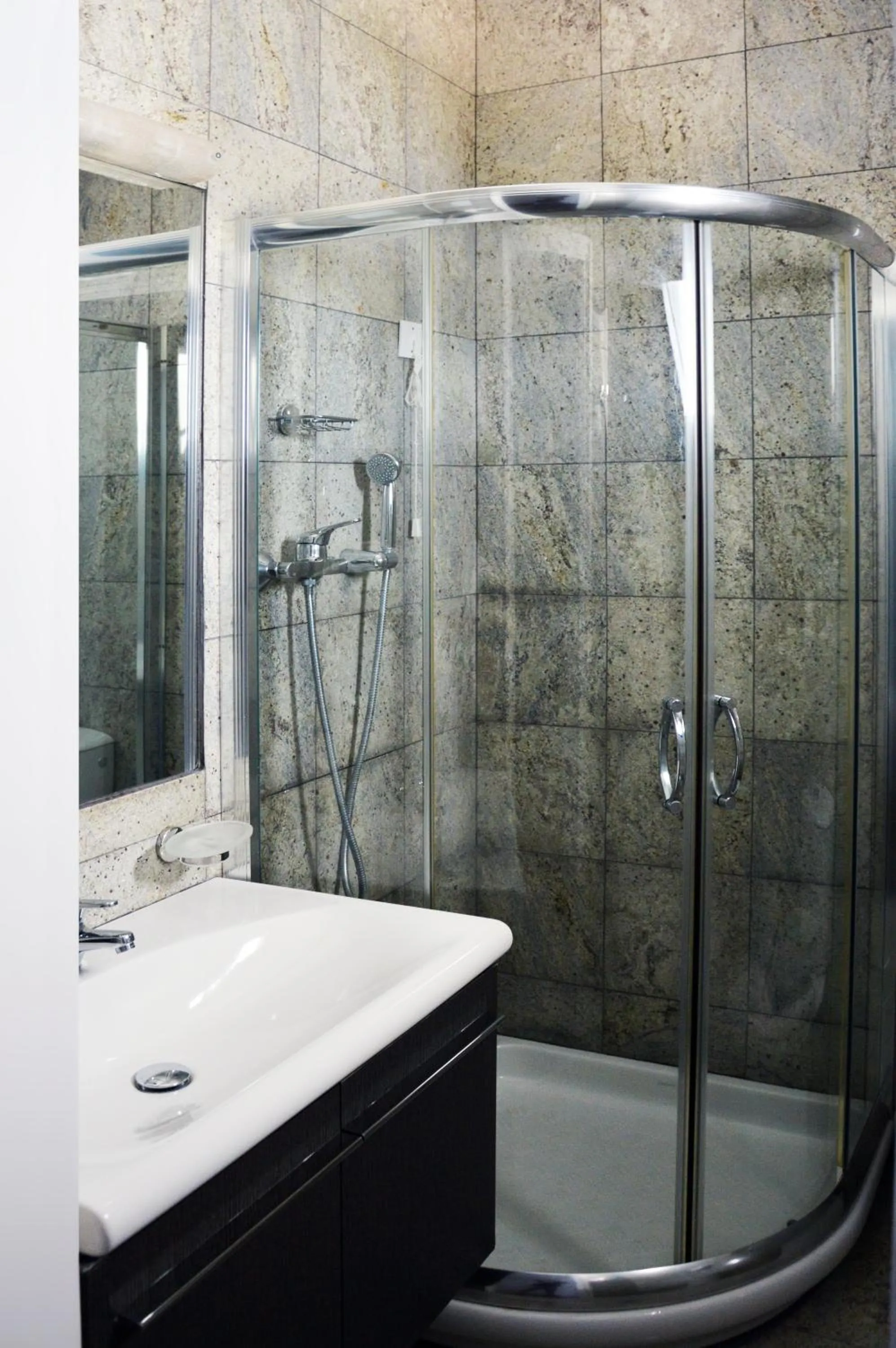 Shower in Patmos Paradise Hotel