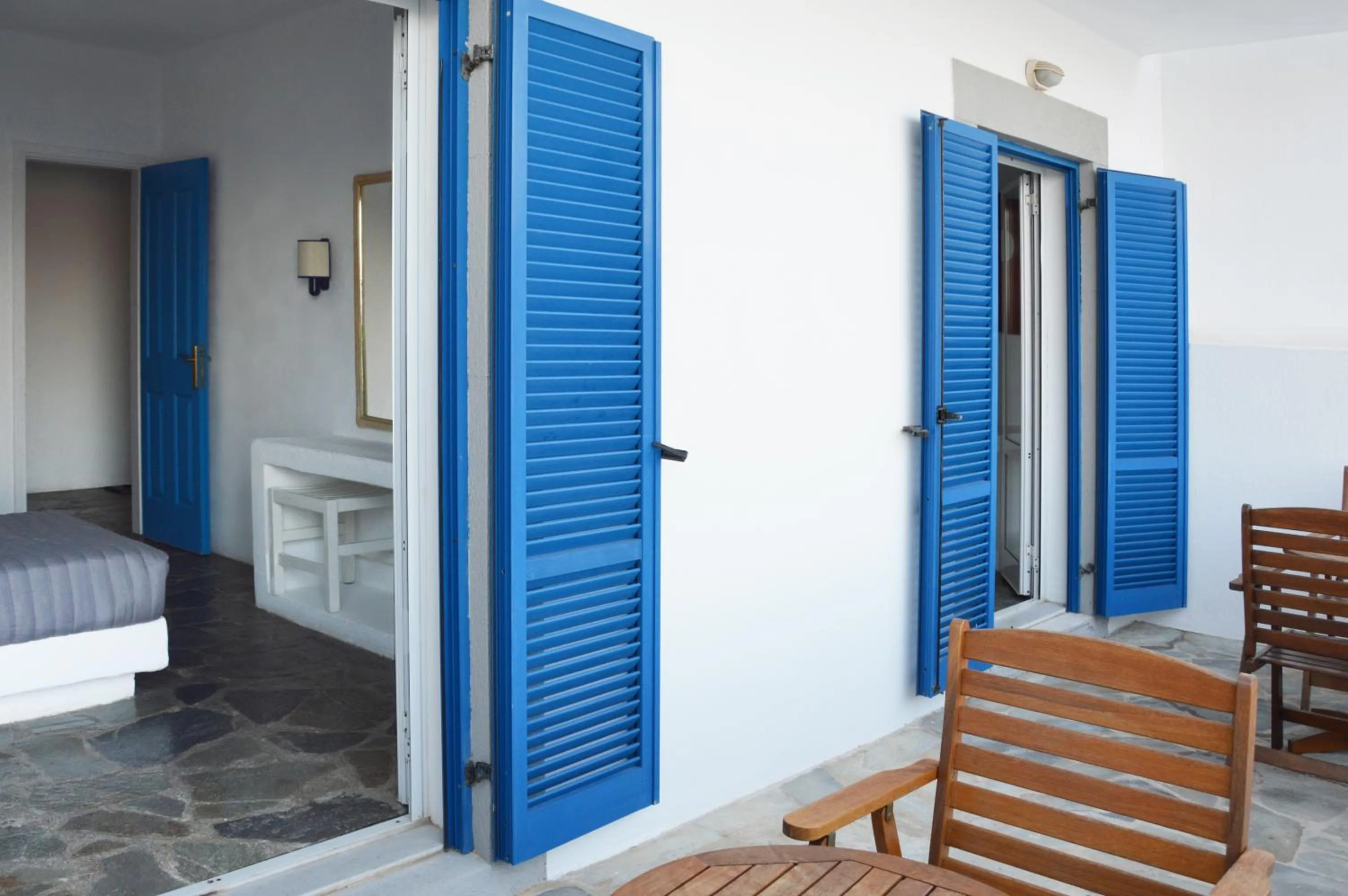 Seating area in Patmos Paradise Hotel