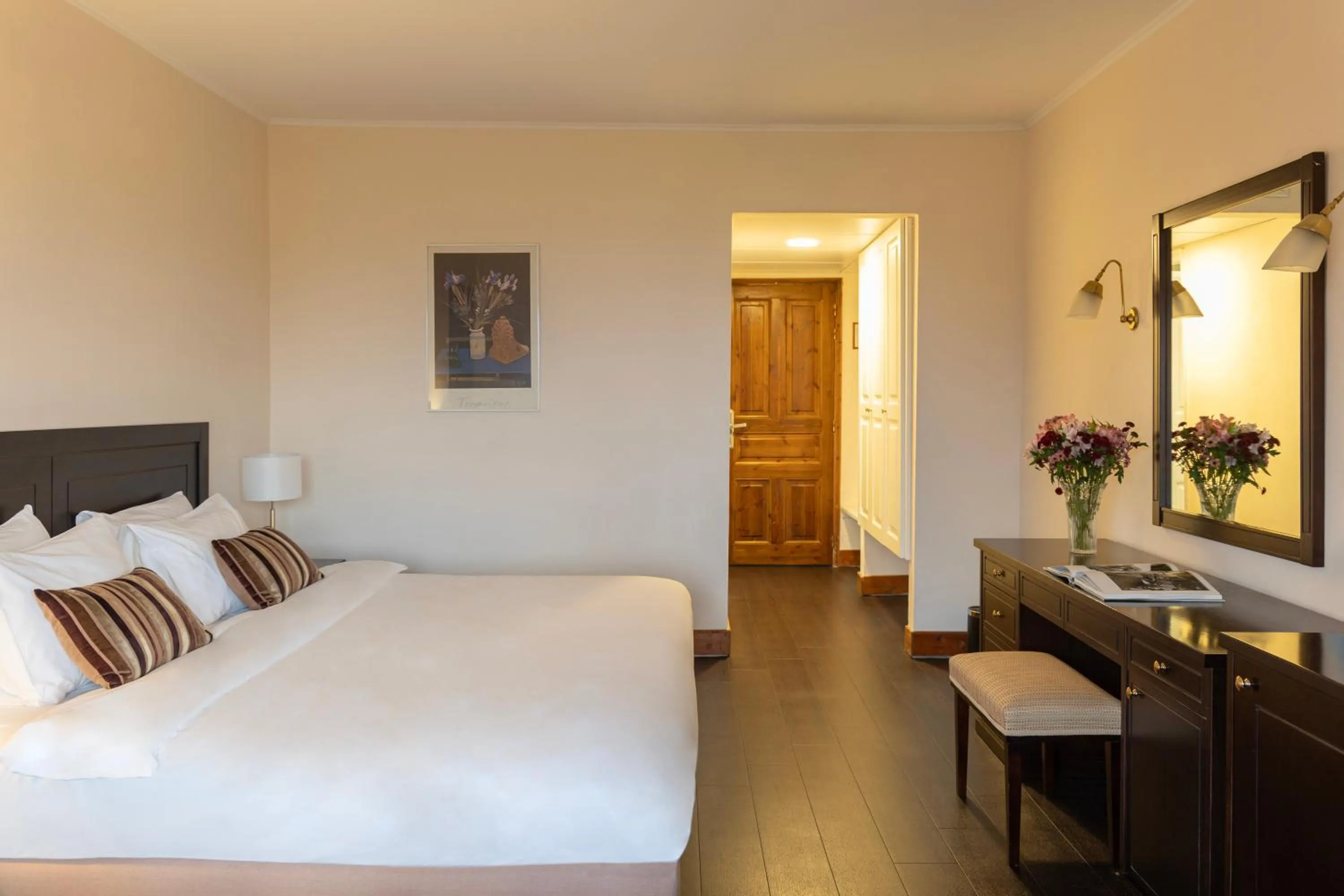 Bed in Amalia Hotel Meteora