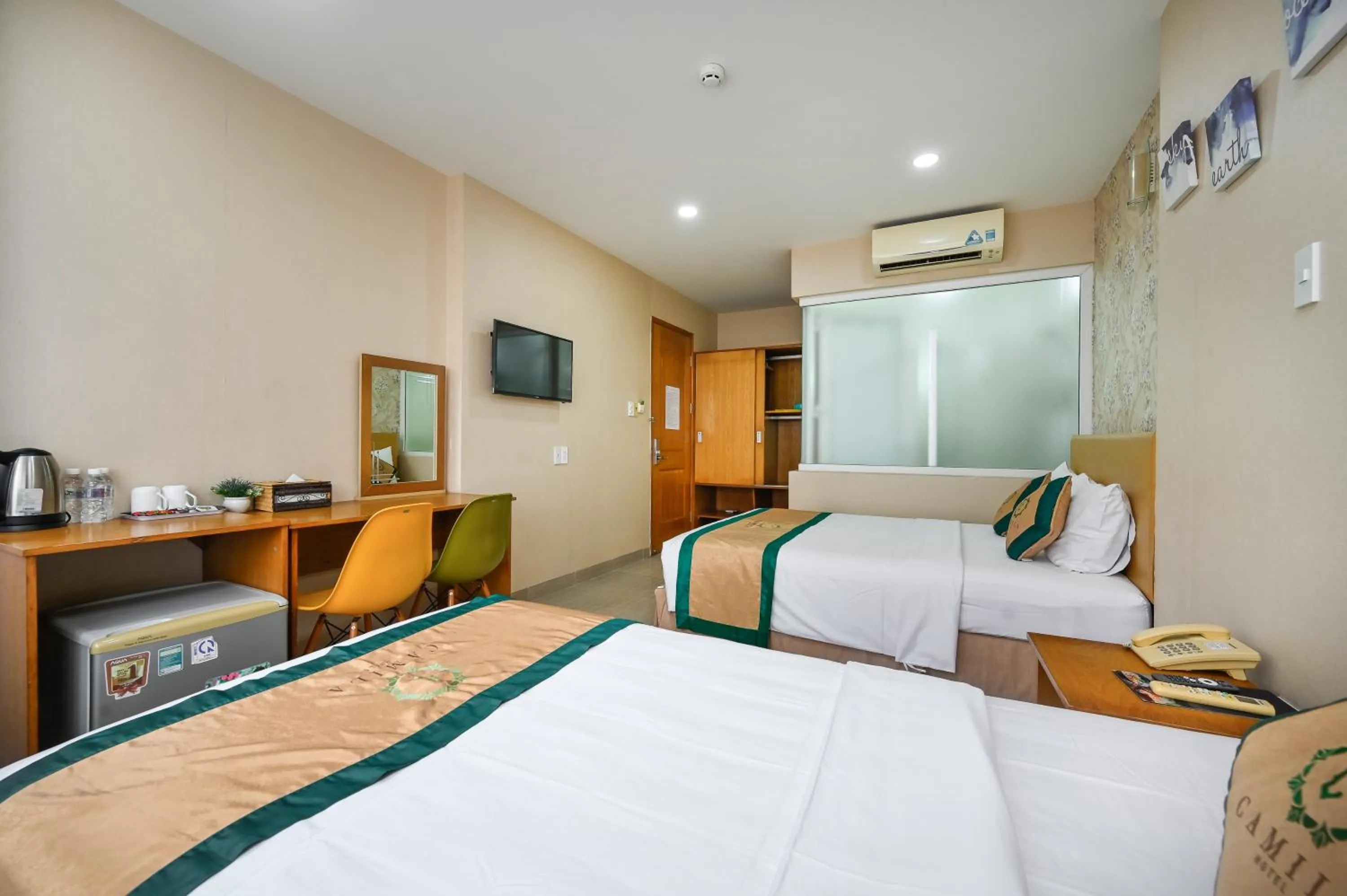 Photo of the whole room, Bed in Camila Airport Hotel