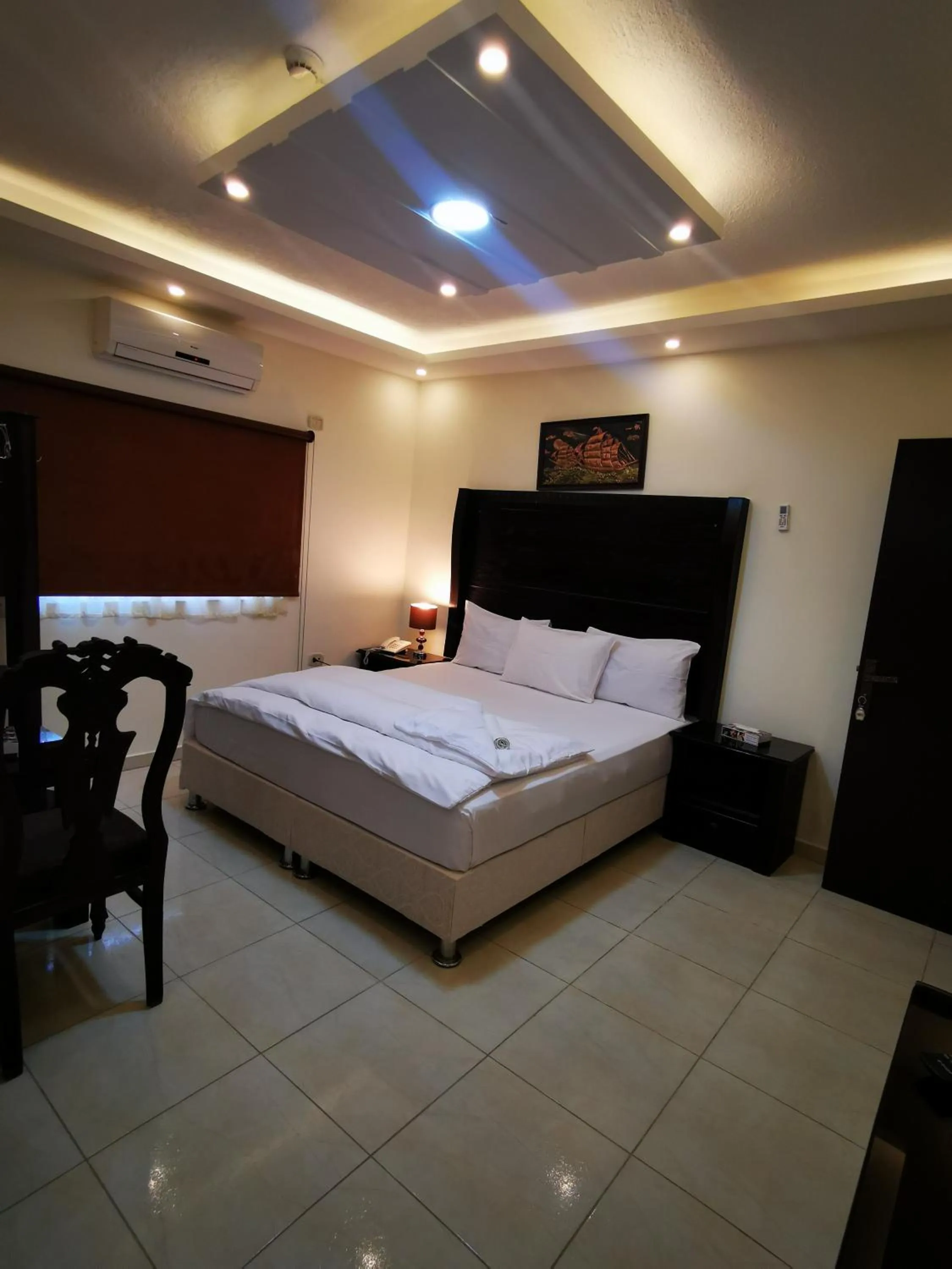 Bed in Al Fakher Hotel Apartments & Suites