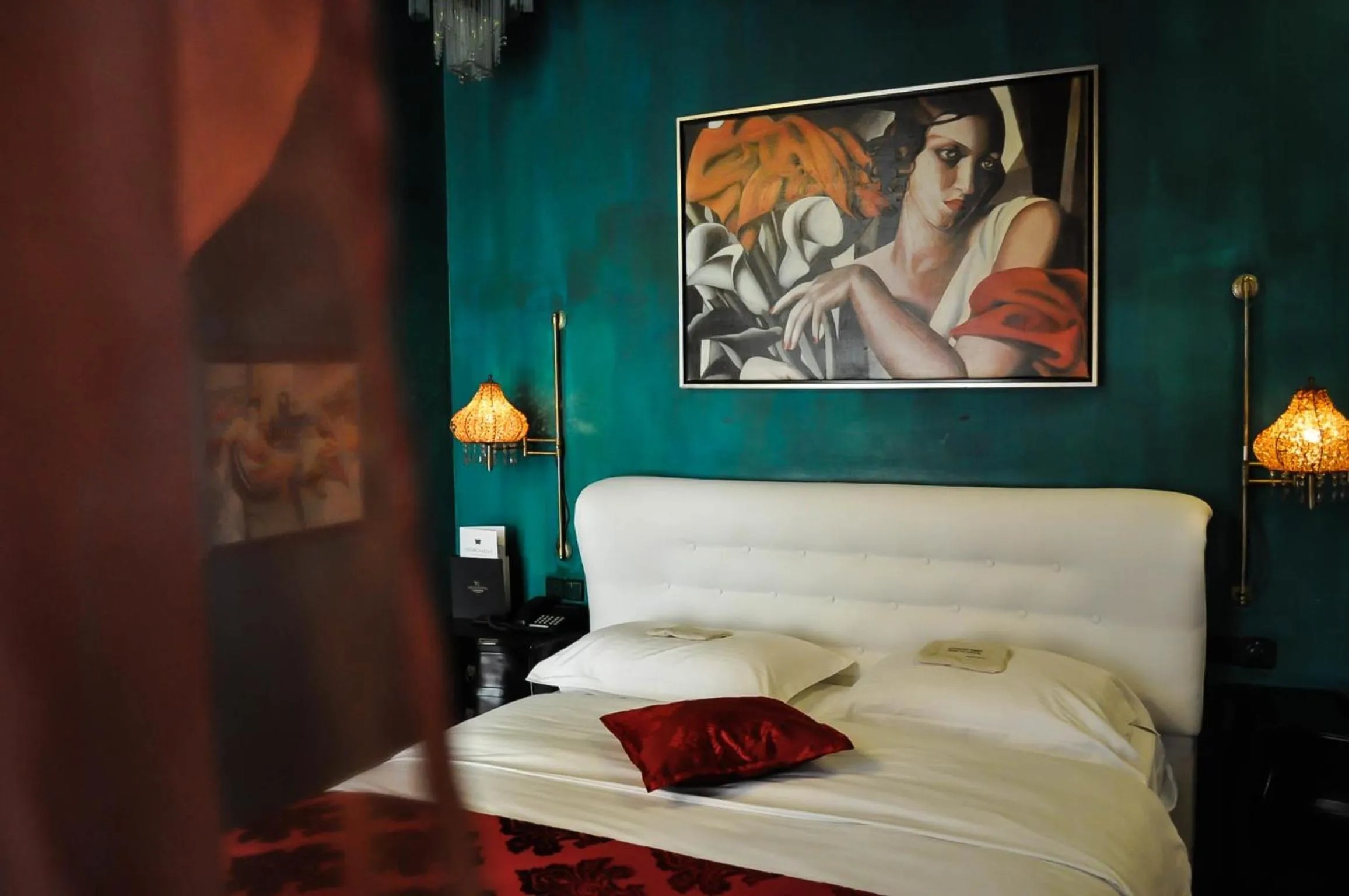 Bed in Andromeda Hotel Thessaloniki