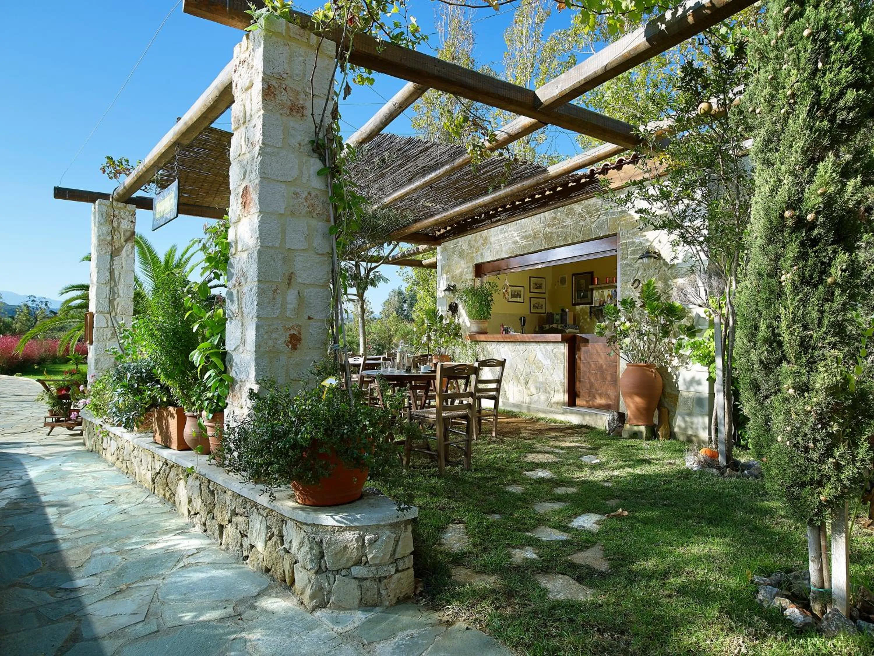 Garden in Minoa Palace Resort