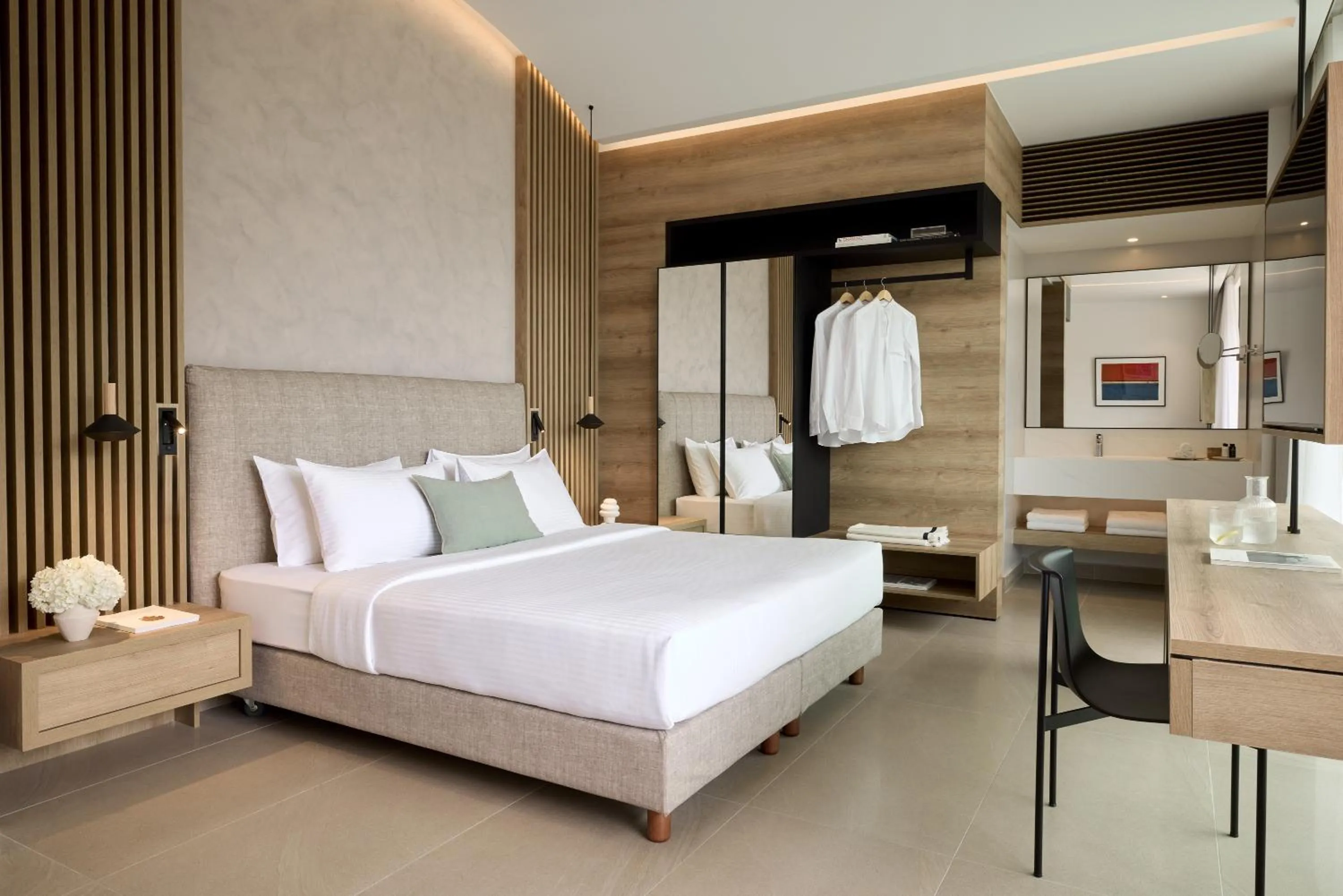 Bedroom, Bed in Minoa Palace Resort