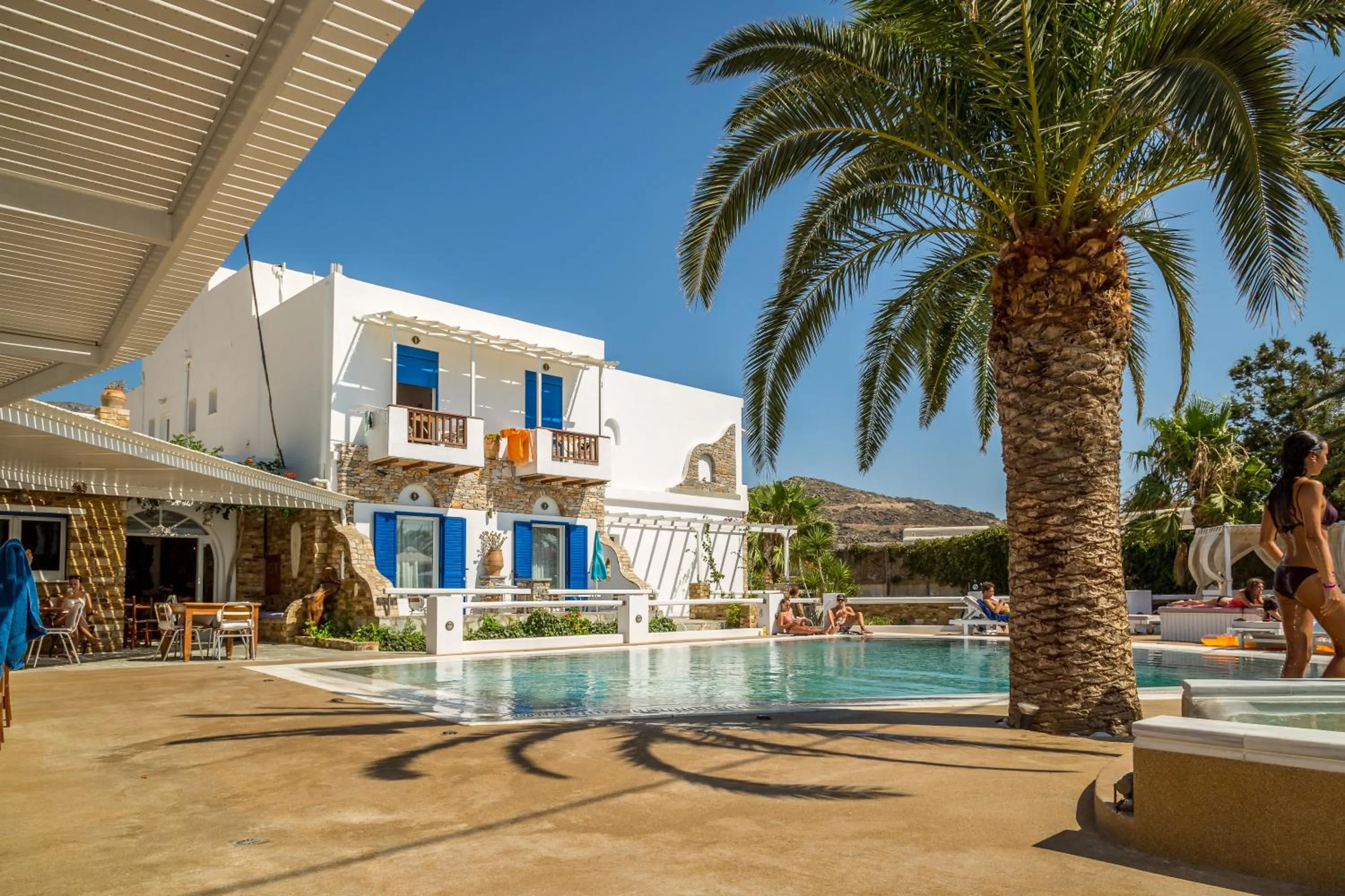 Facade/entrance in Hotel Aegeon