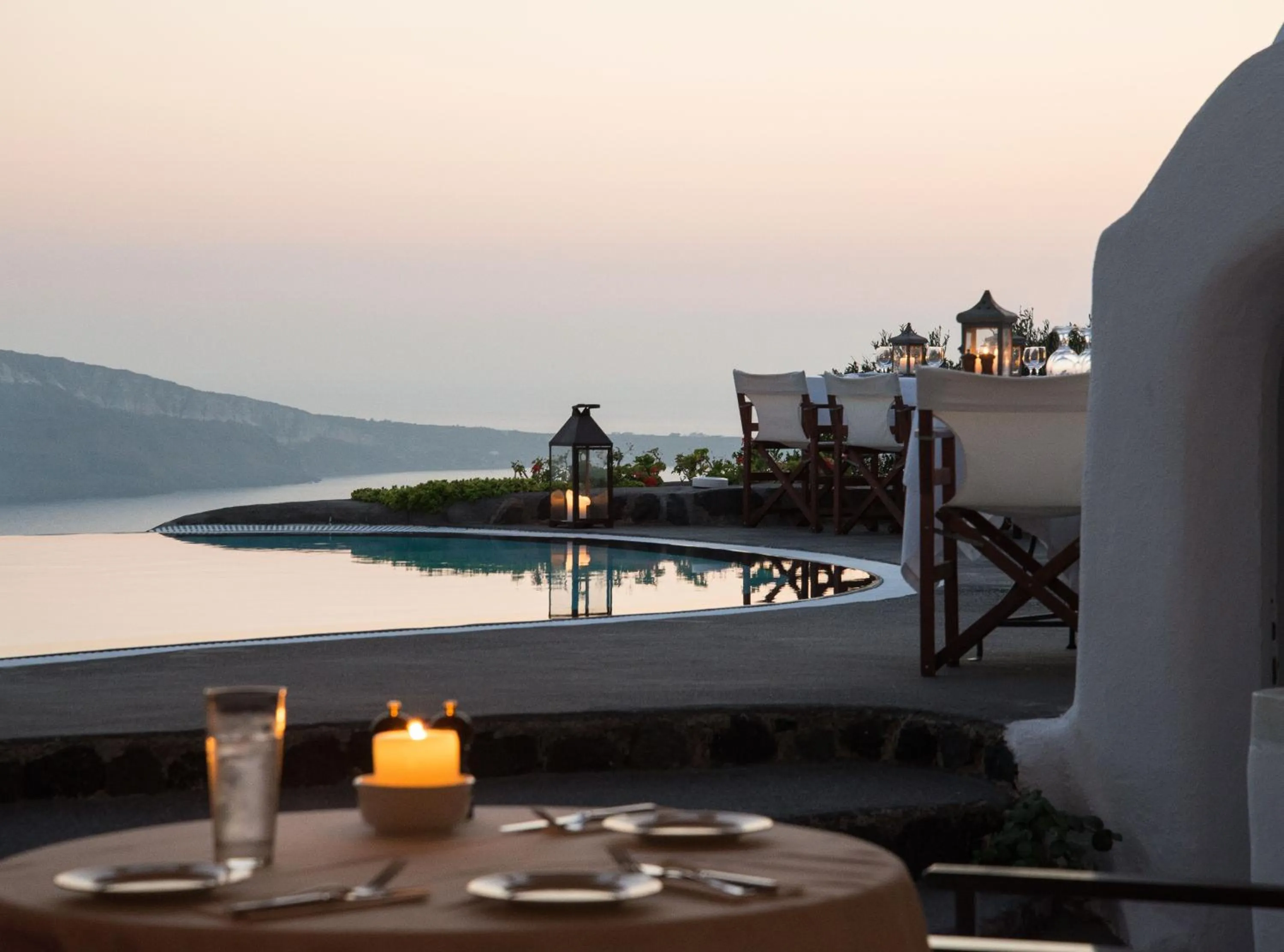 Restaurant/places to eat in Perivolas Hotel