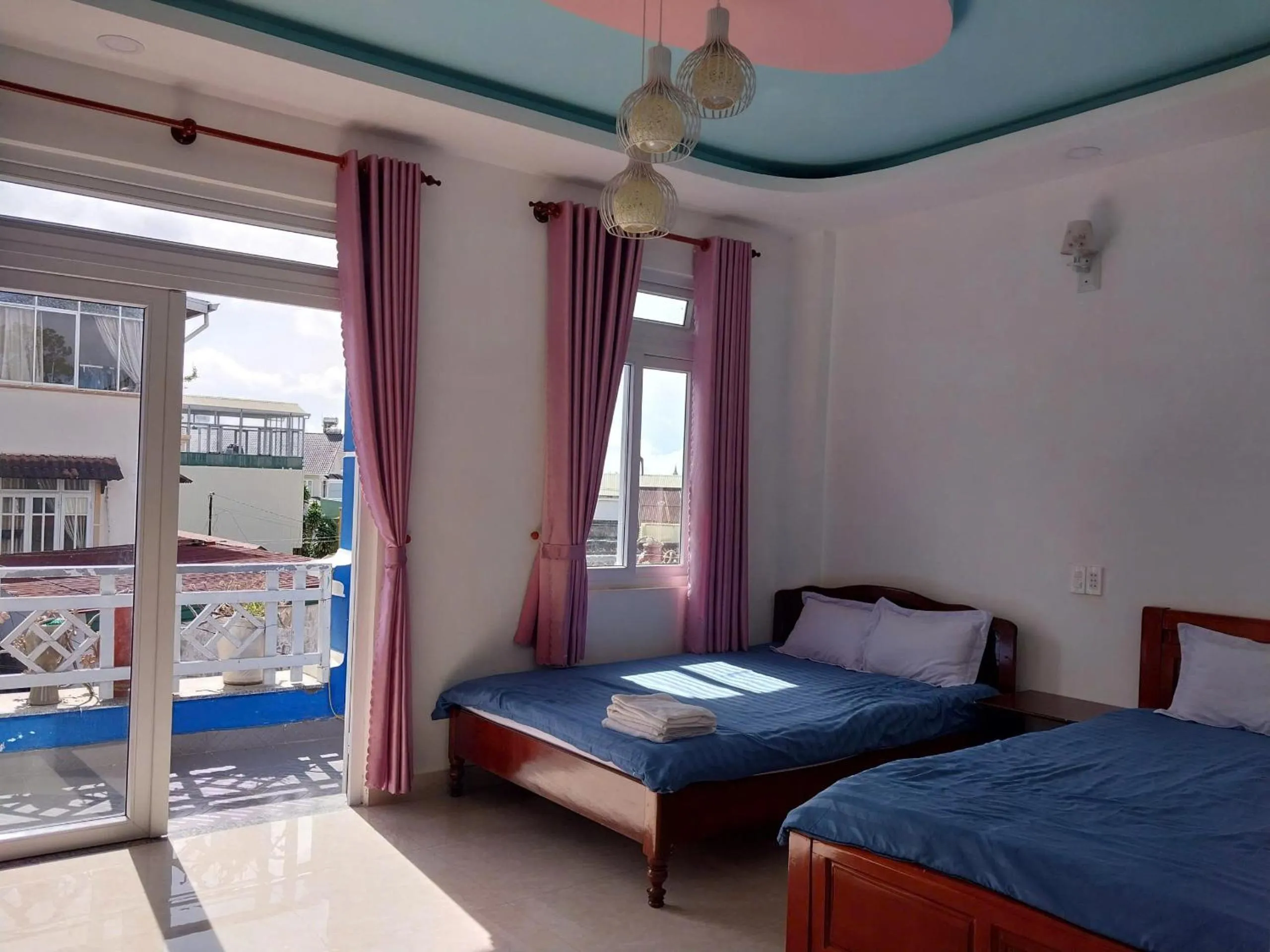 Bed in Blue Sky Homestay