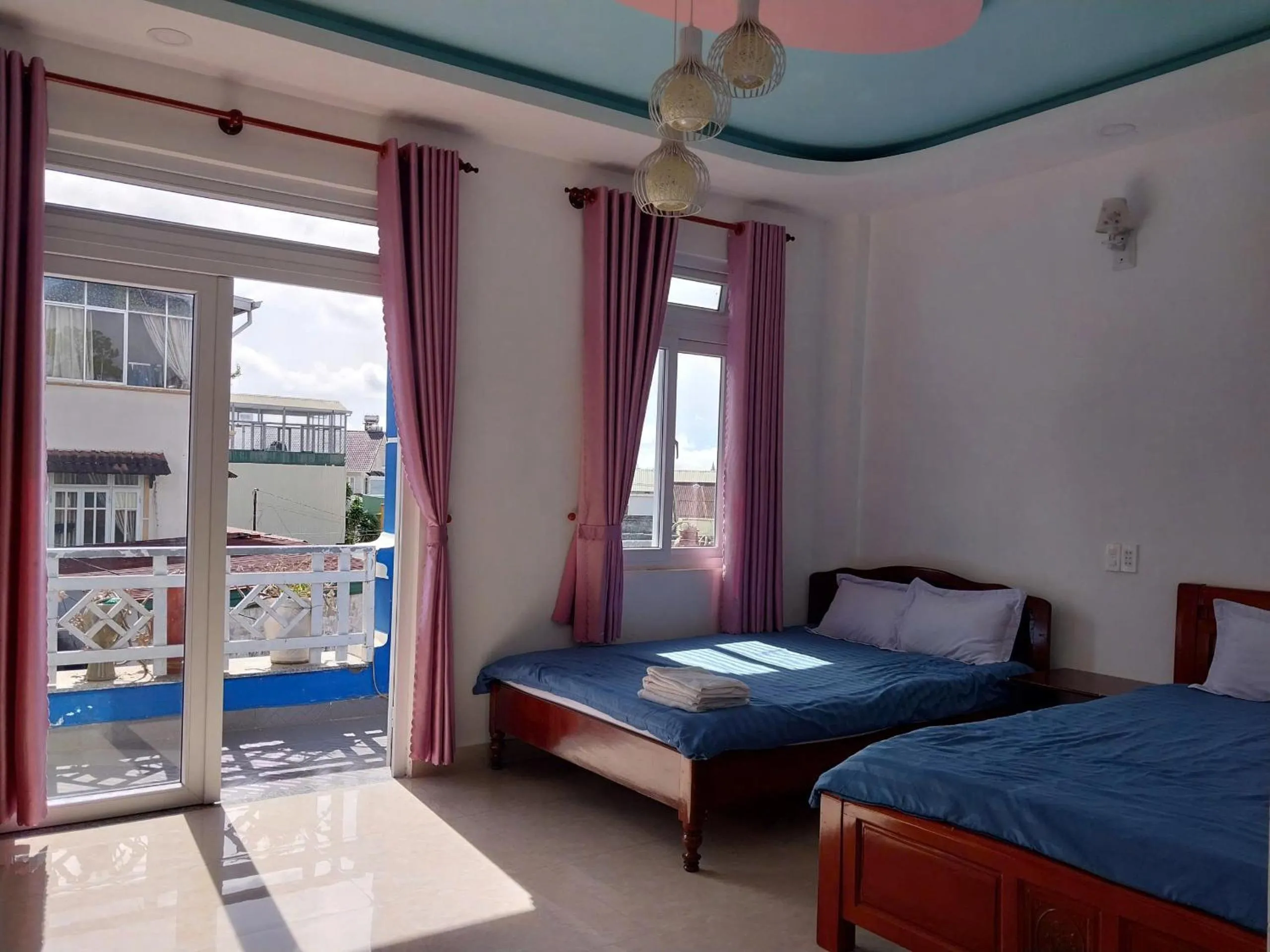 Bed in Blue Sky Homestay