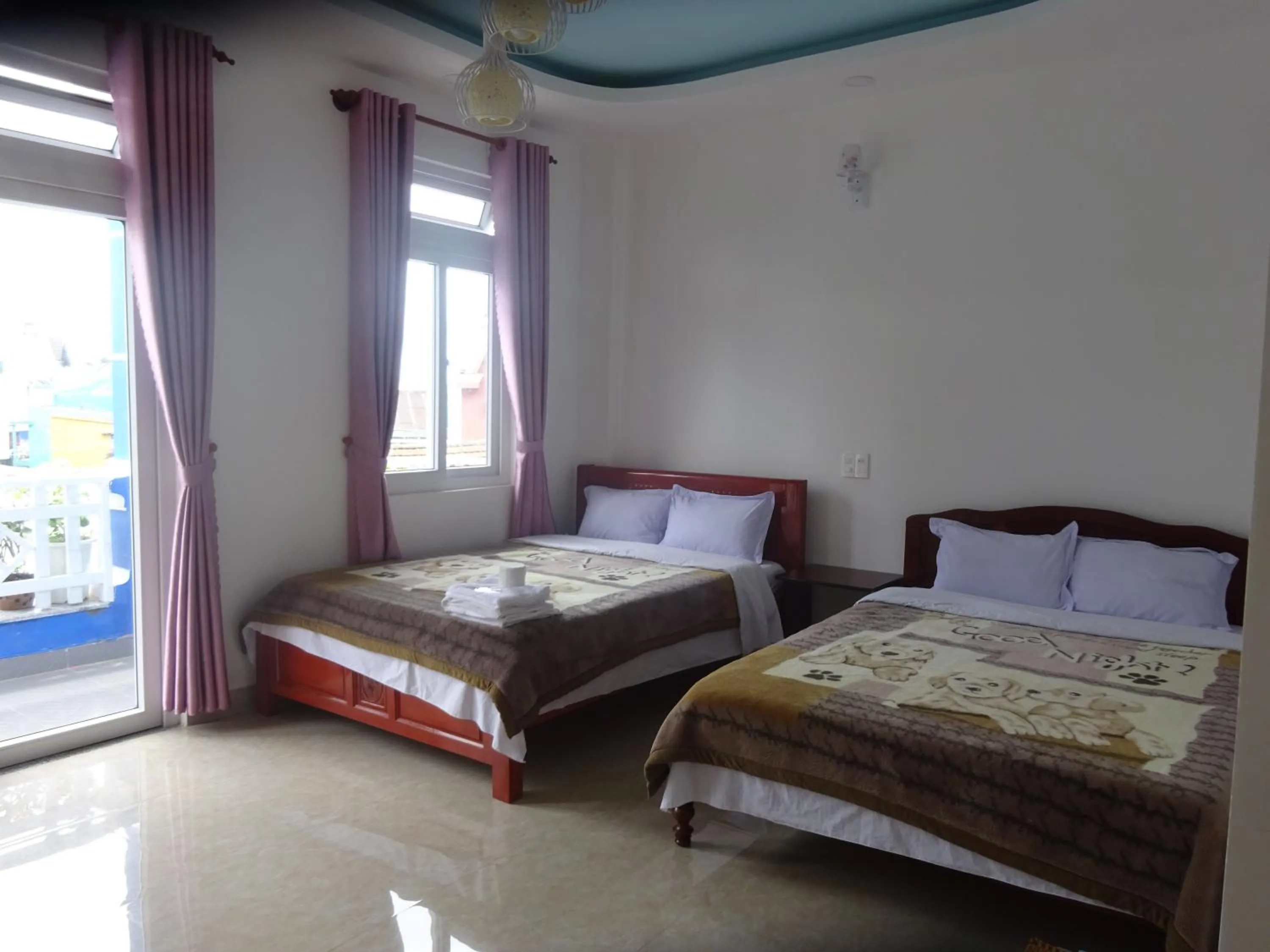 Property building, Bed in Blue Sky Homestay