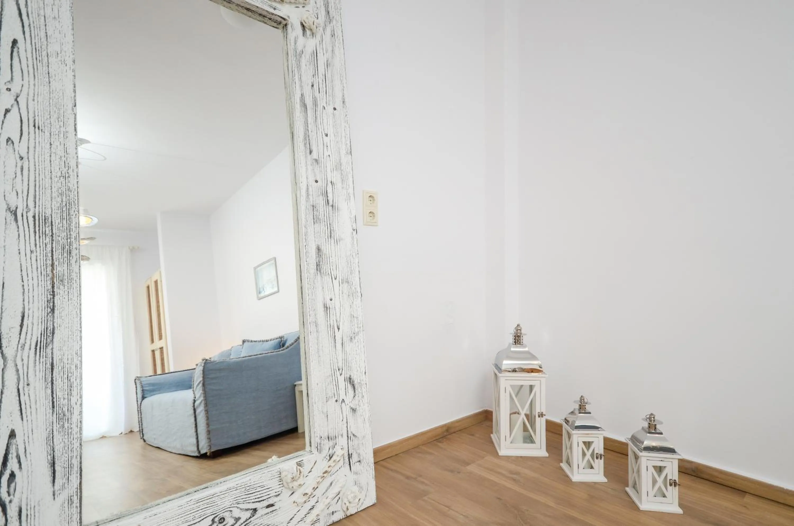 Living room, Bed in The Saint Vlassis