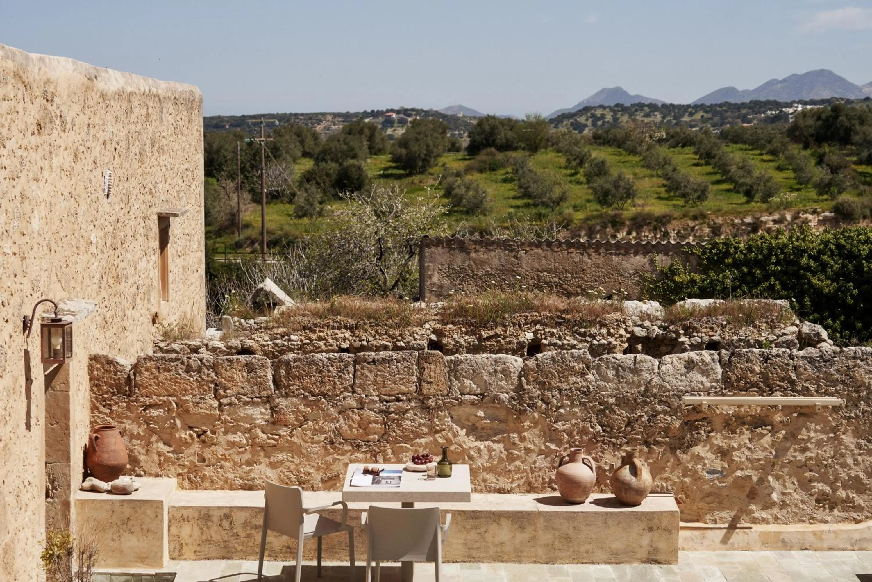 Balcony/Terrace in Kapsaliana Village Hotel