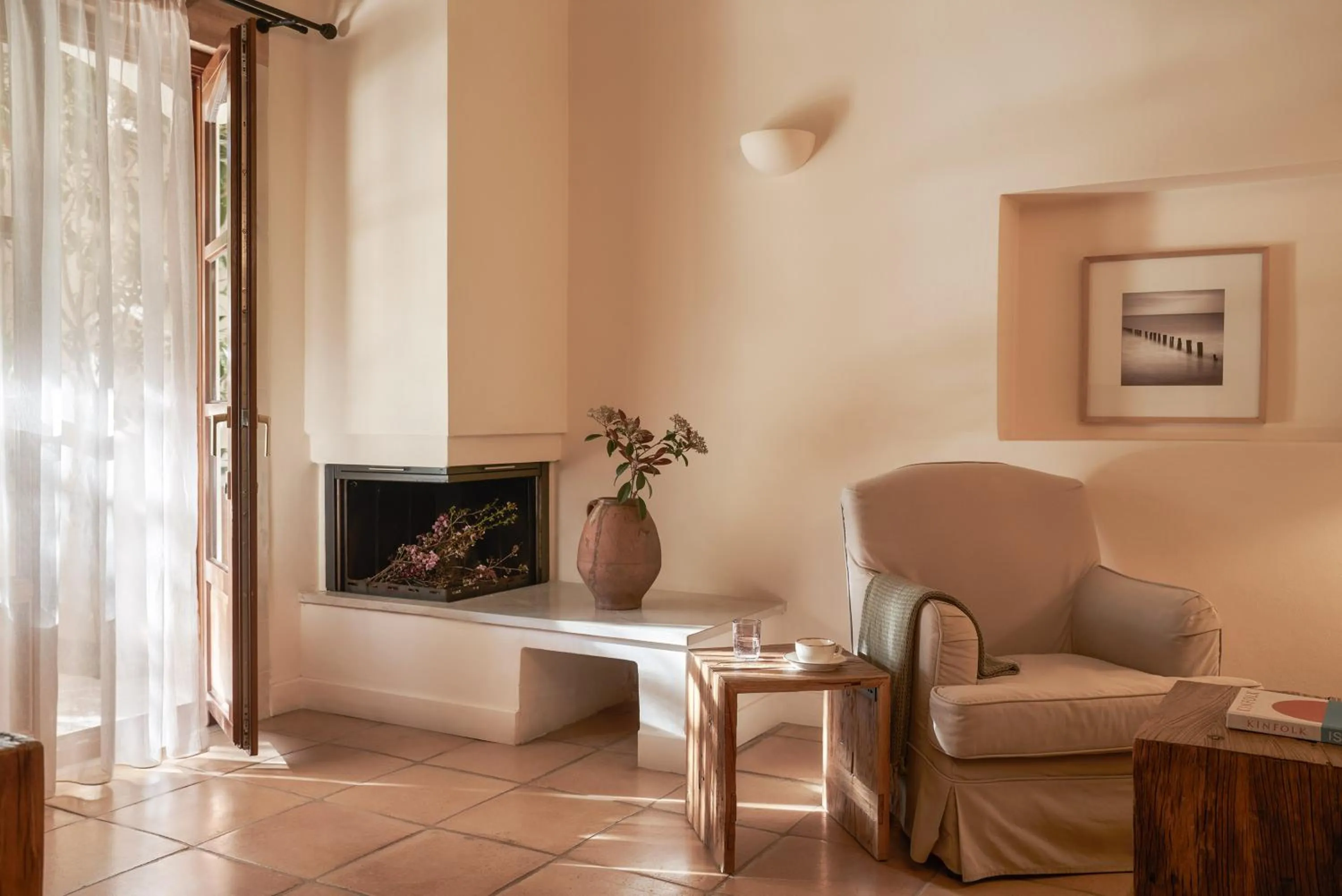 Seating area in Kapsaliana Village Hotel