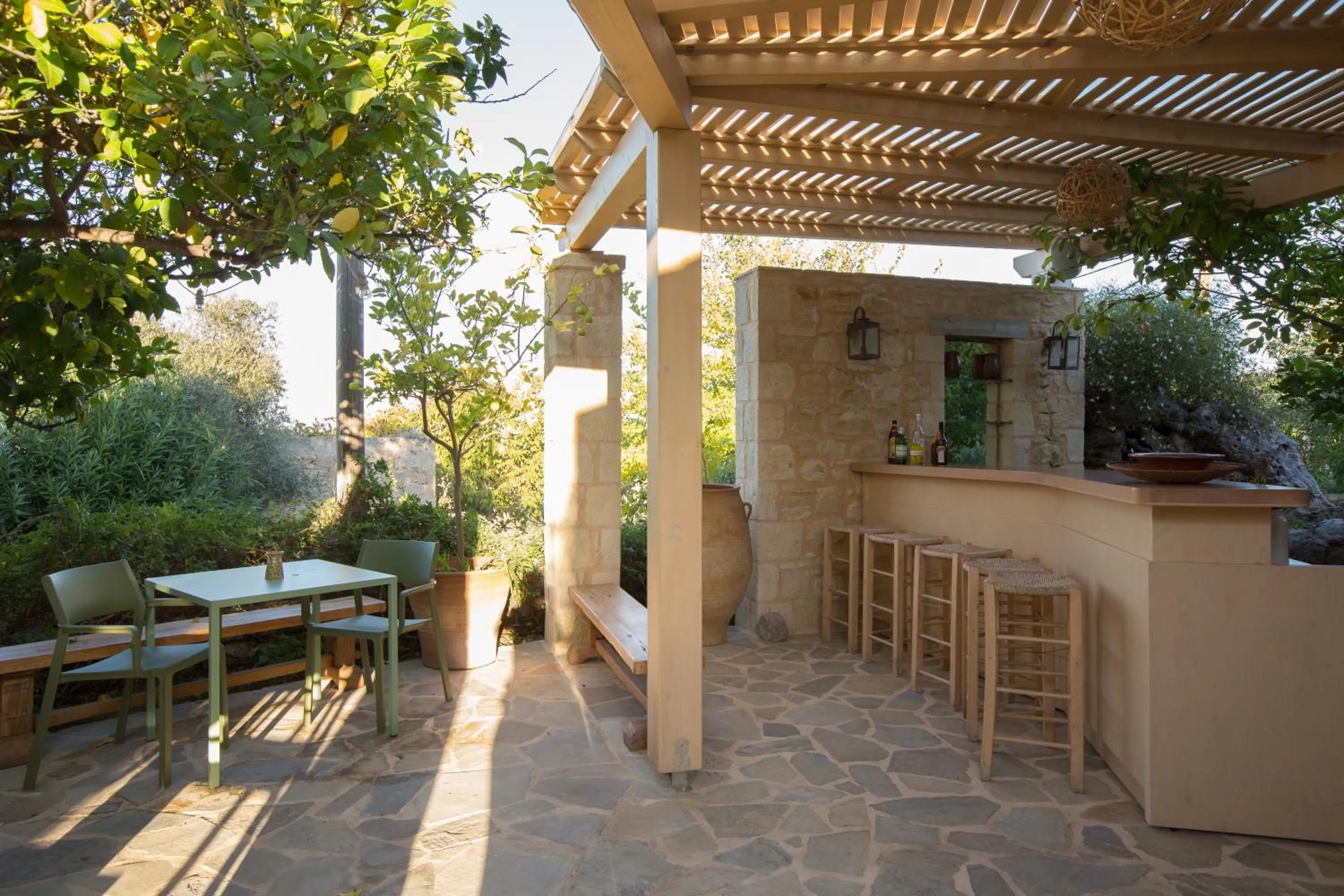 Lounge or bar in Kapsaliana Village Hotel