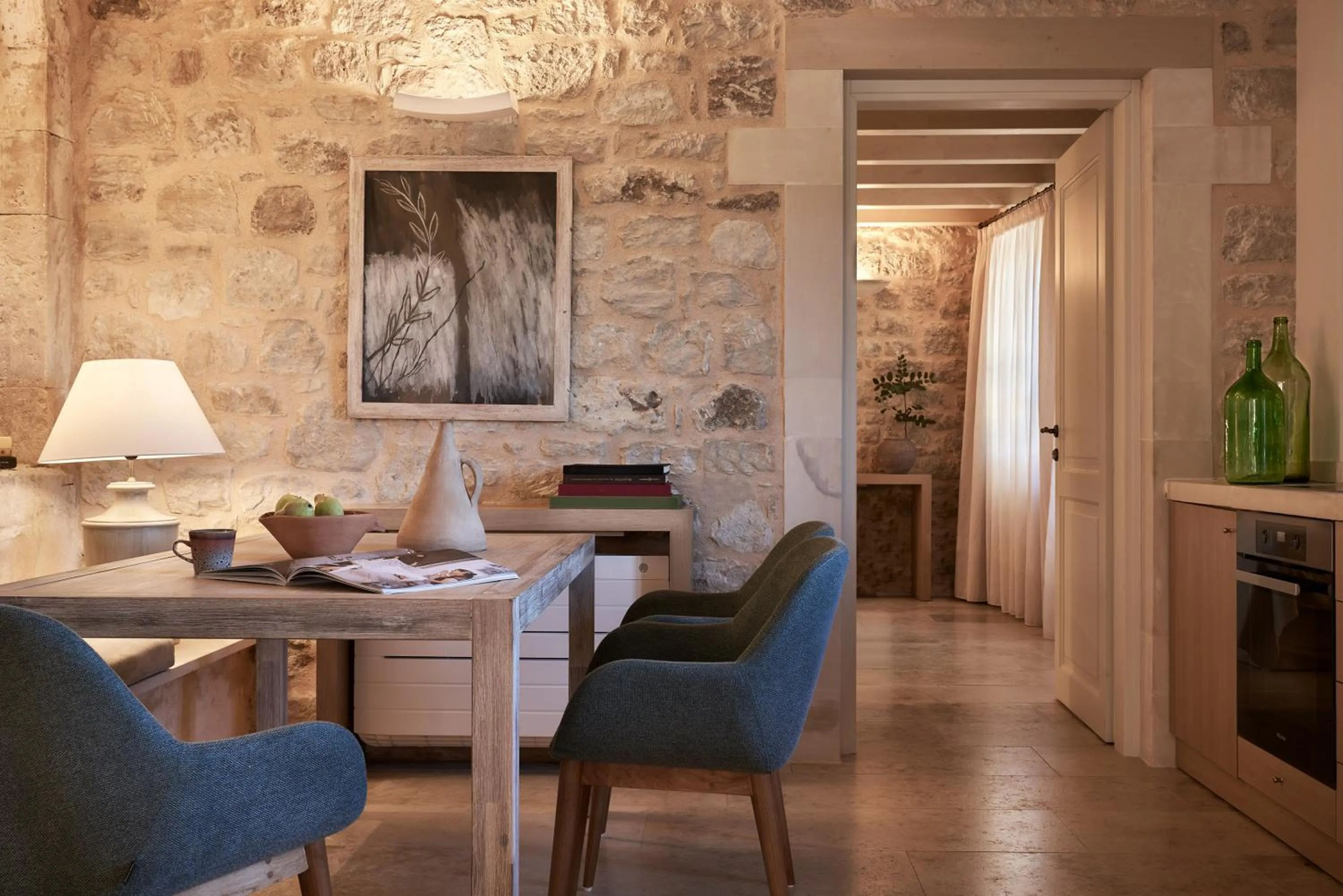 Dining area in Kapsaliana Village Hotel