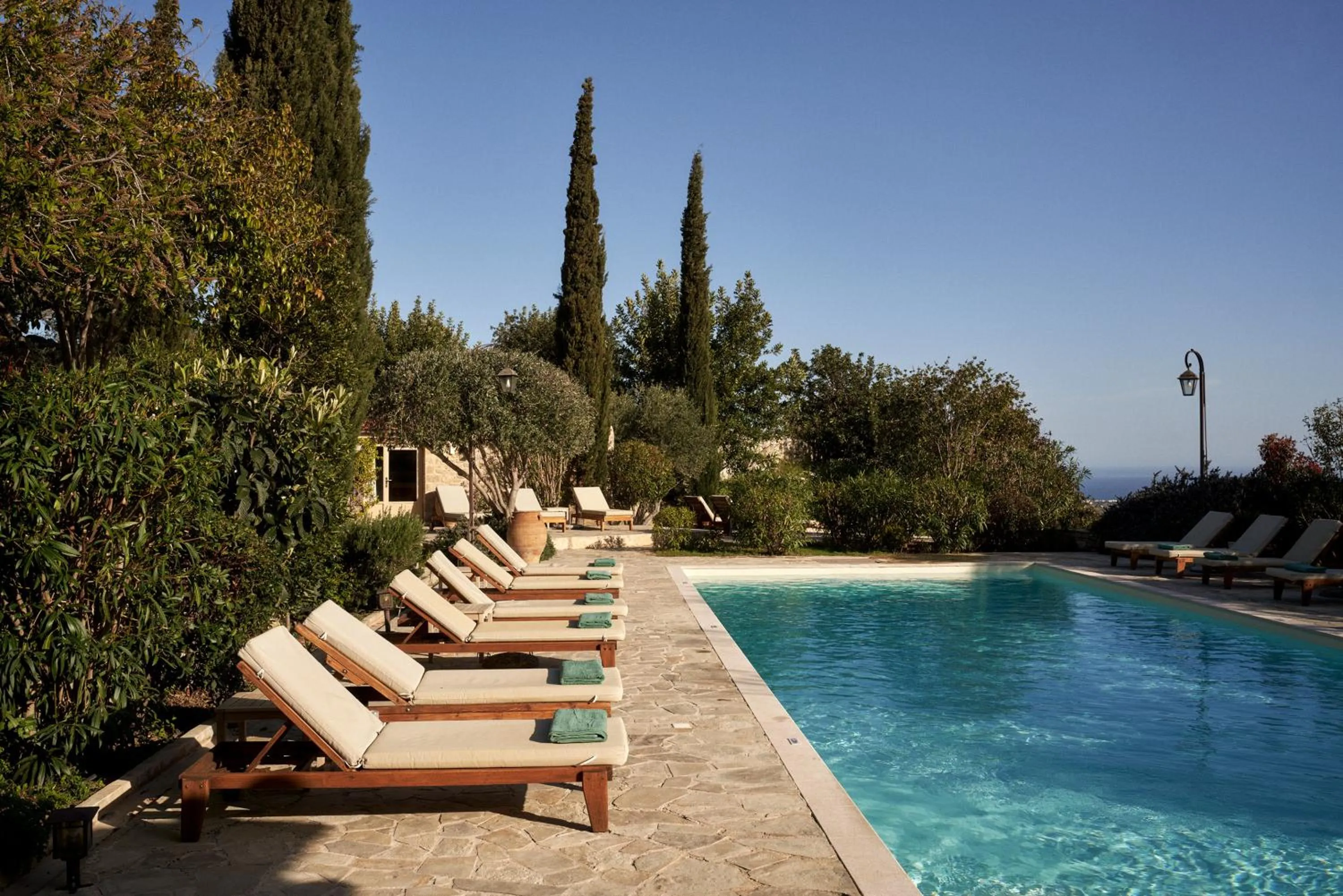 Swimming pool in Kapsaliana Village Hotel