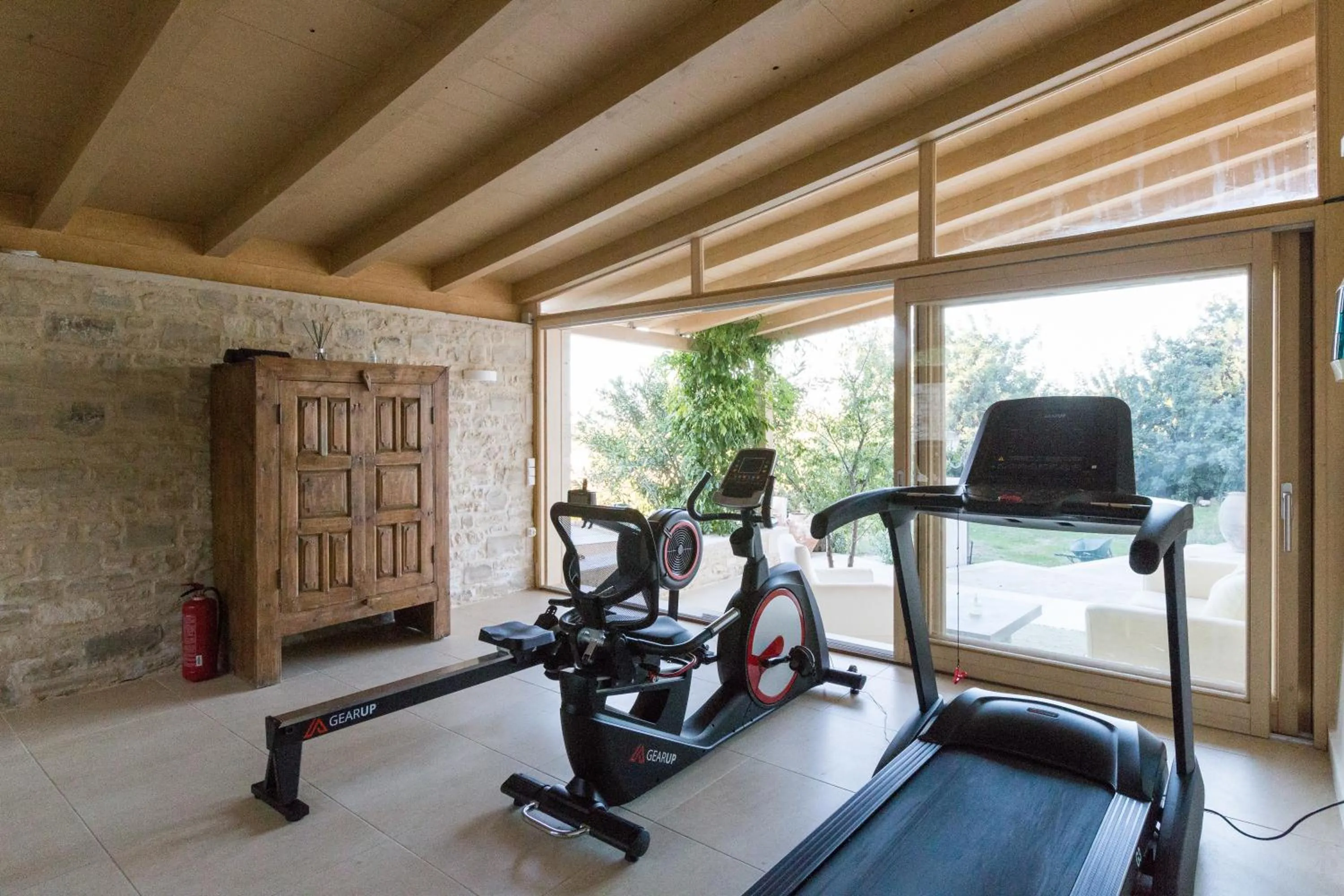 Fitness centre/facilities in Kapsaliana Village Hotel