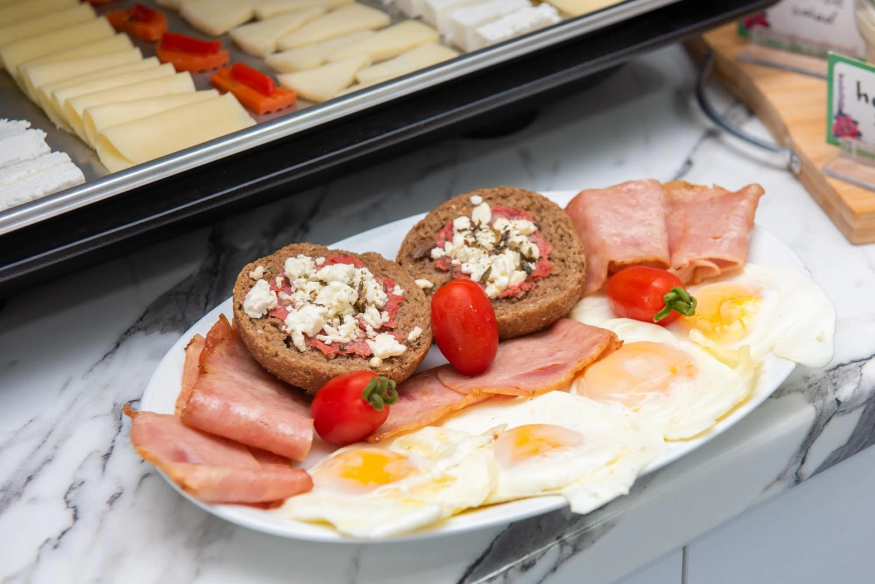 Breakfast in Hotel Coral Matala
