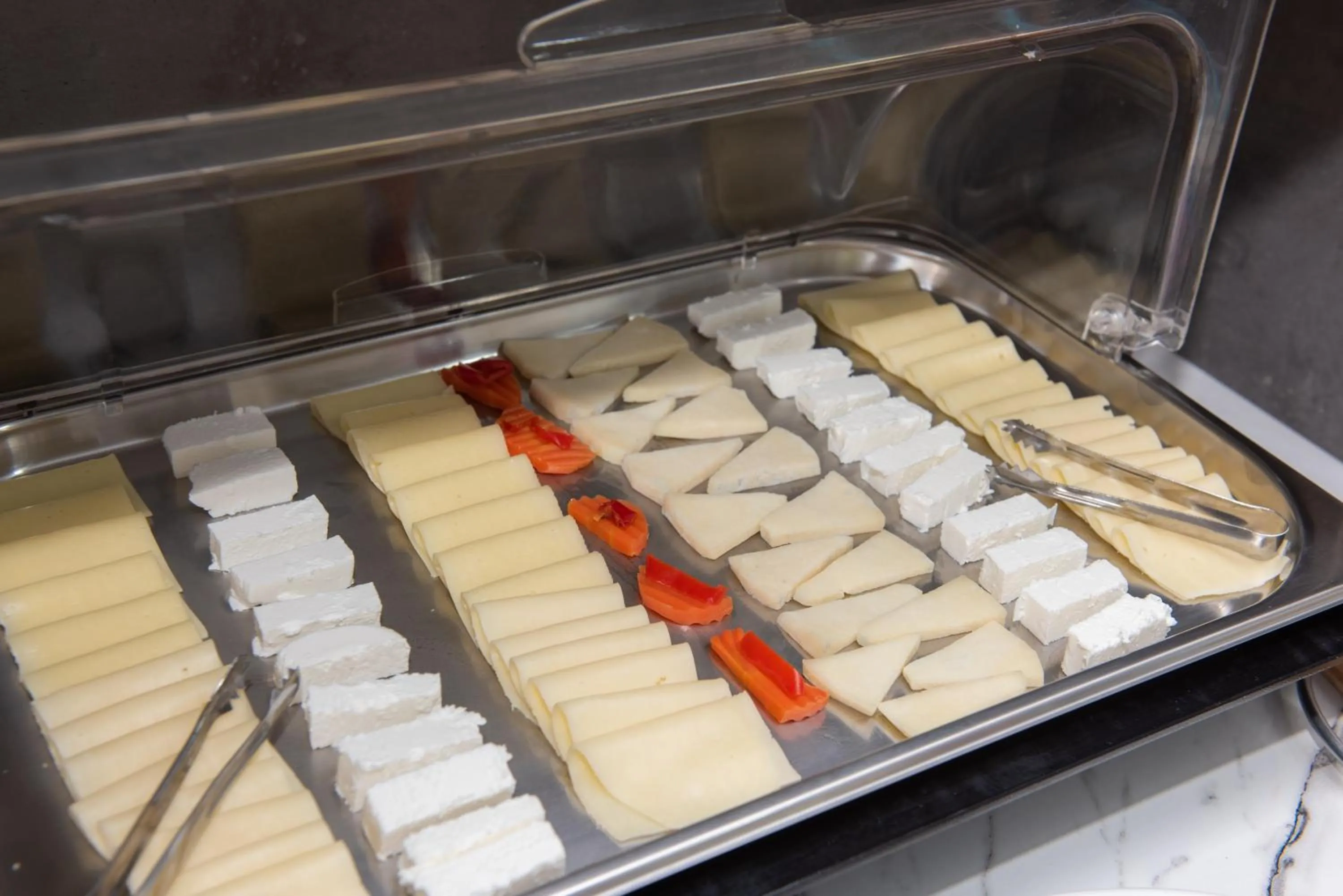 Buffet breakfast in Hotel Coral Matala