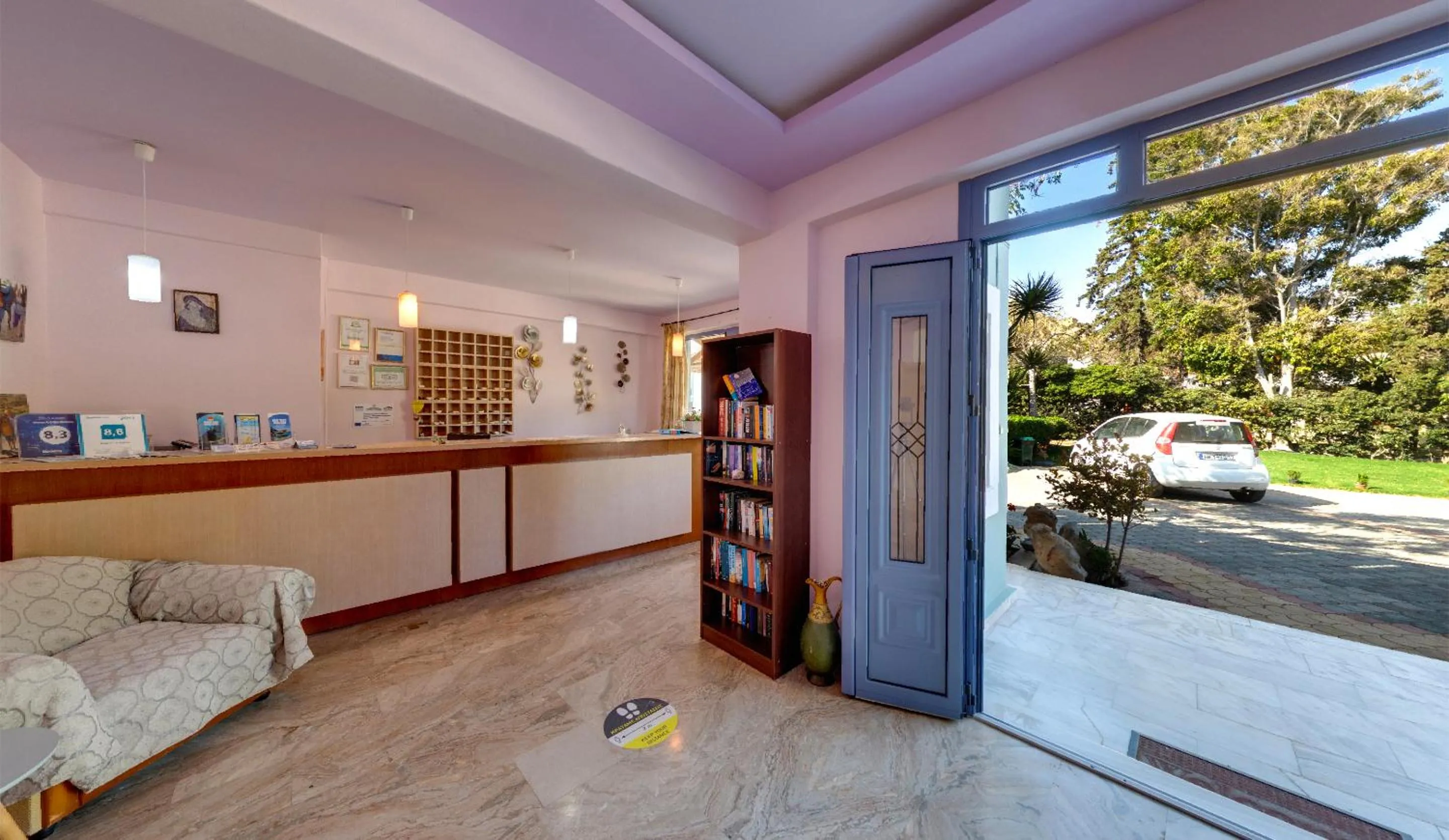 Living room in Hotel Coral Matala