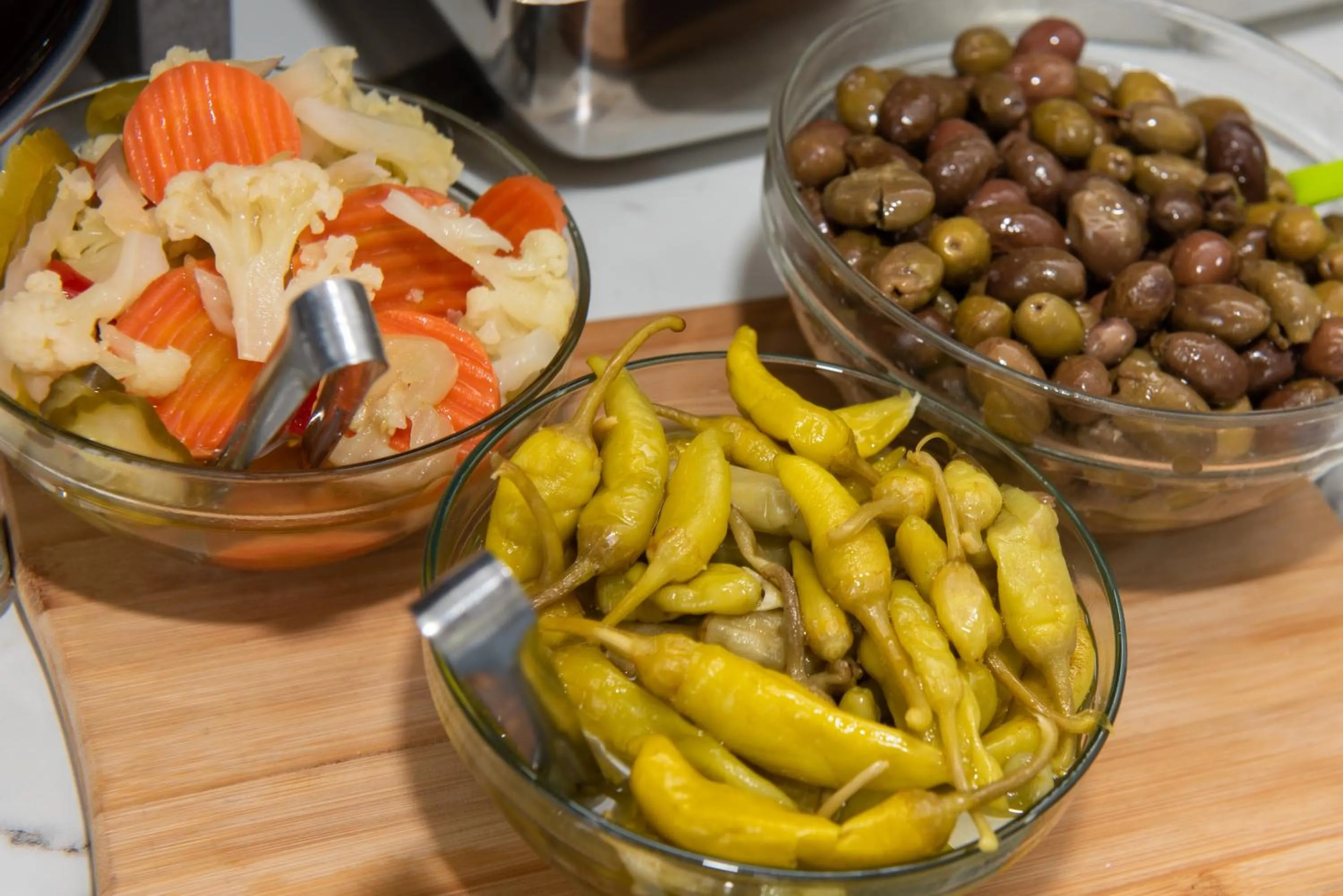 Buffet breakfast in Hotel Coral Matala