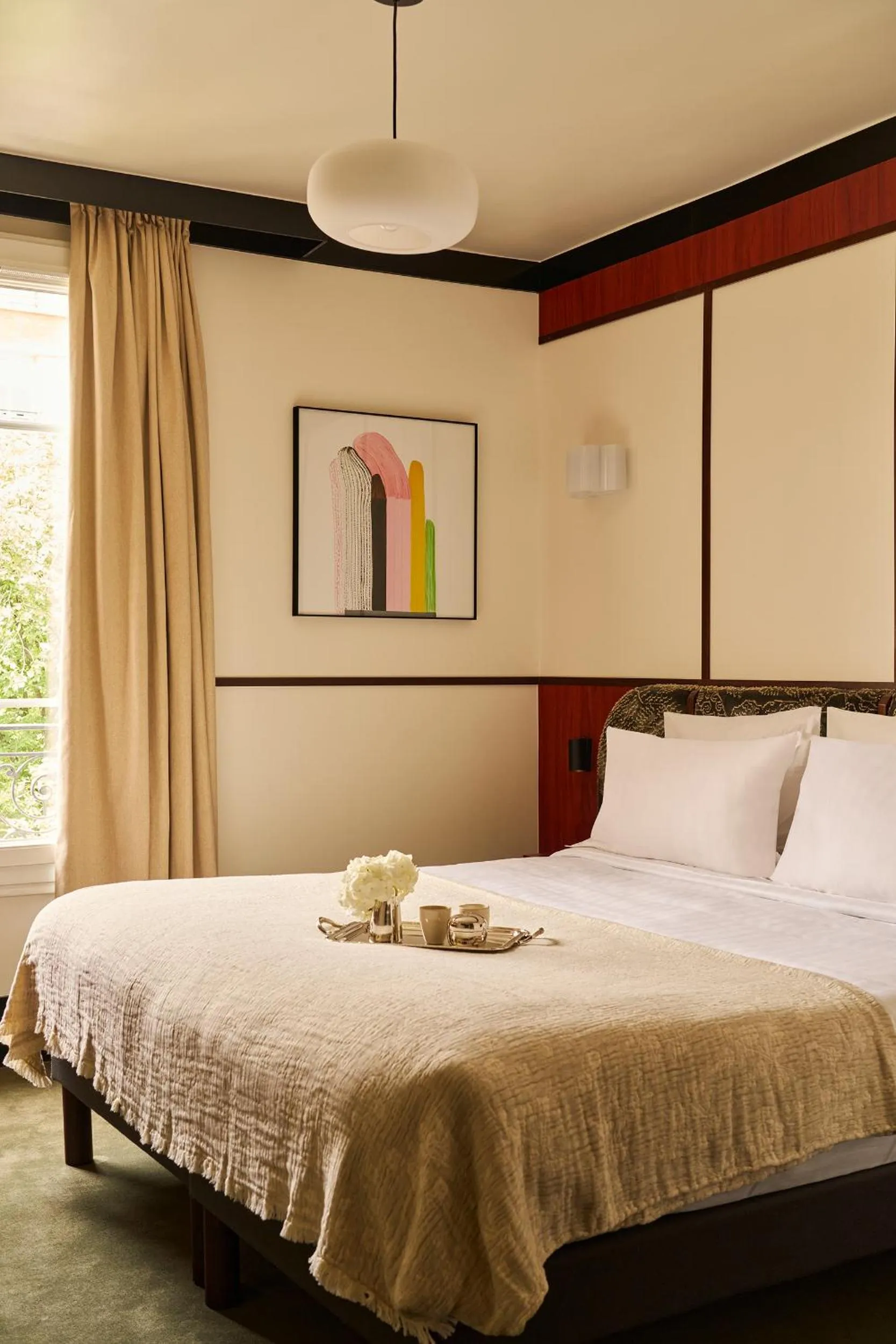 Bedroom, Bed in Hôtel Marguerite