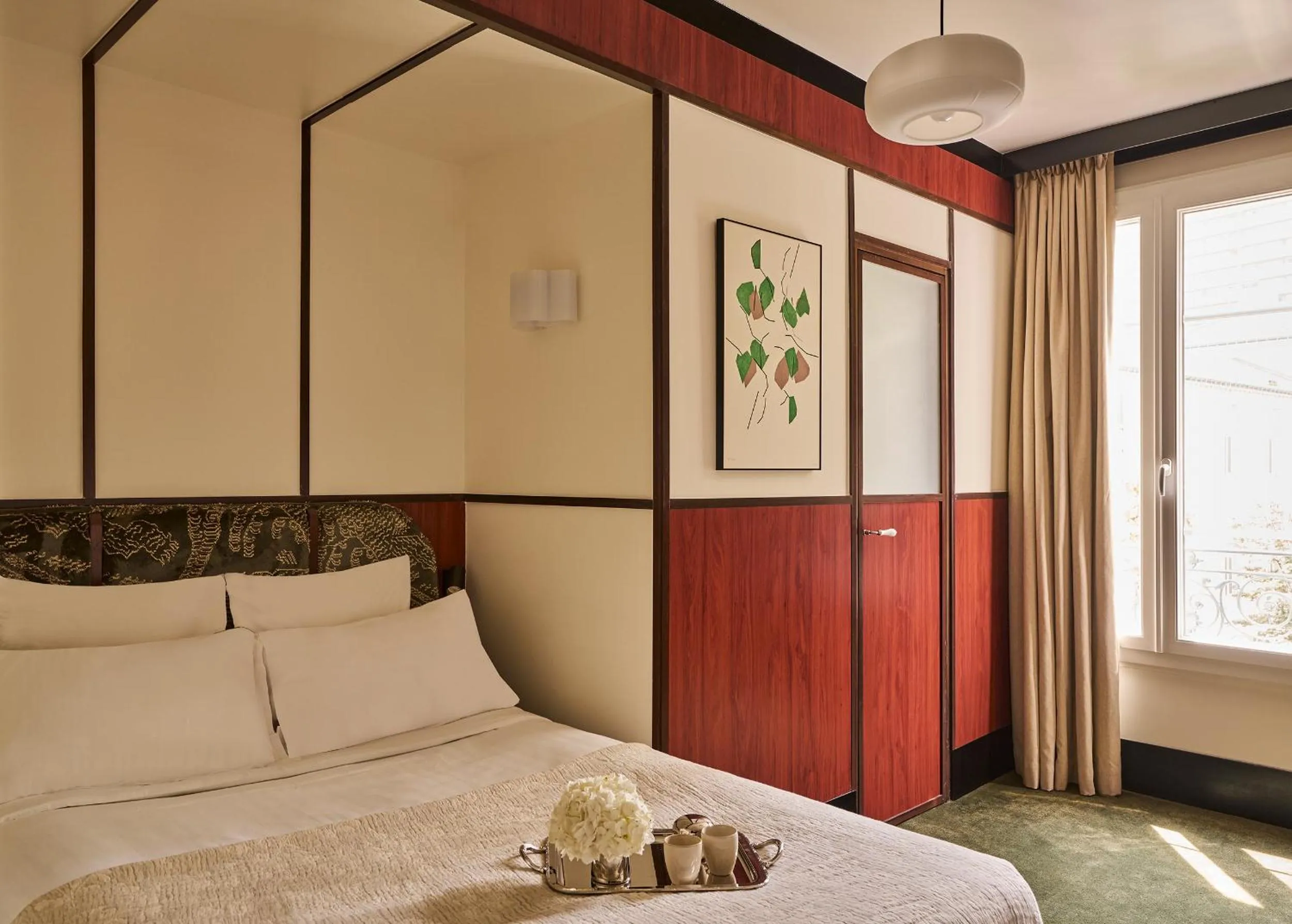 Bedroom, Bed in Hôtel Marguerite