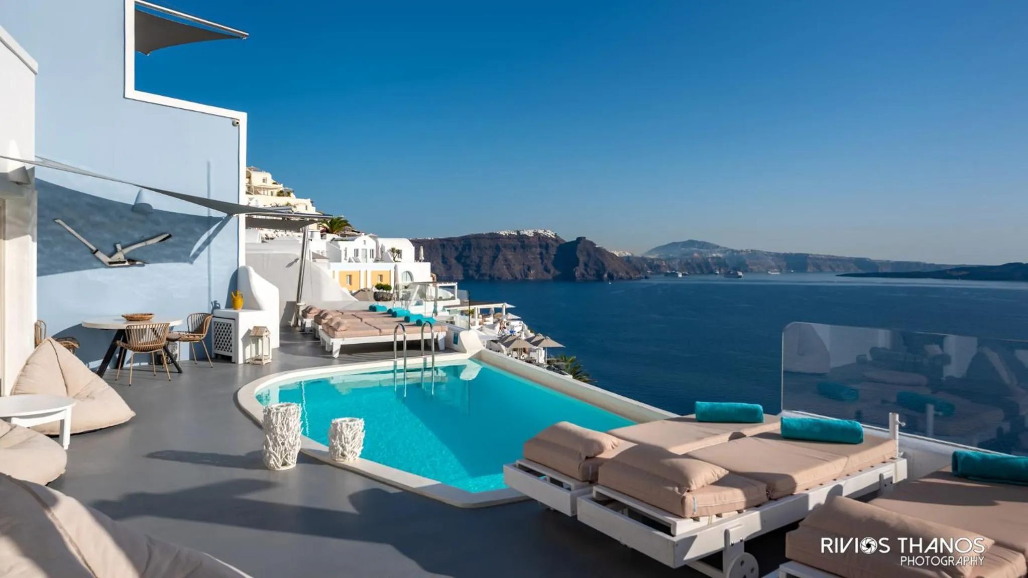 View (from property/room) in Kima Oia Suites
