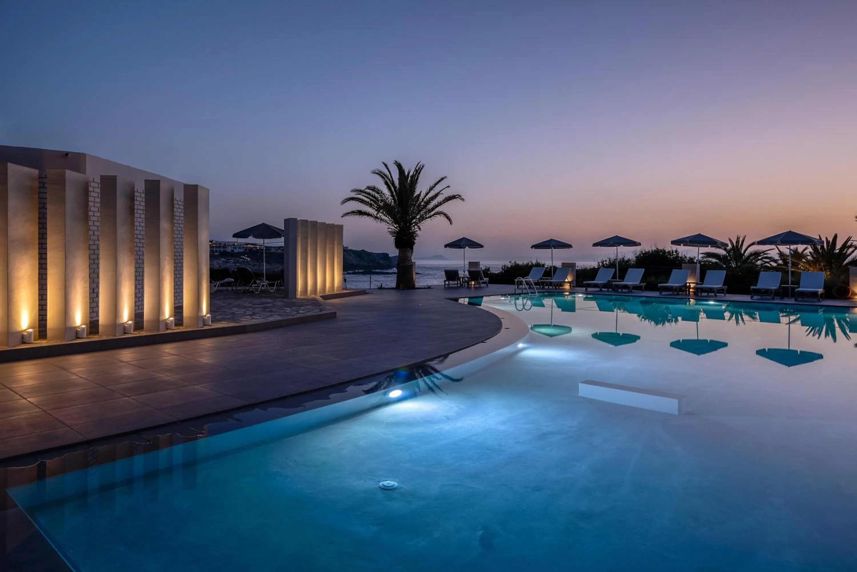 Swimming pool in Georgia Vicky Studios & Apartments