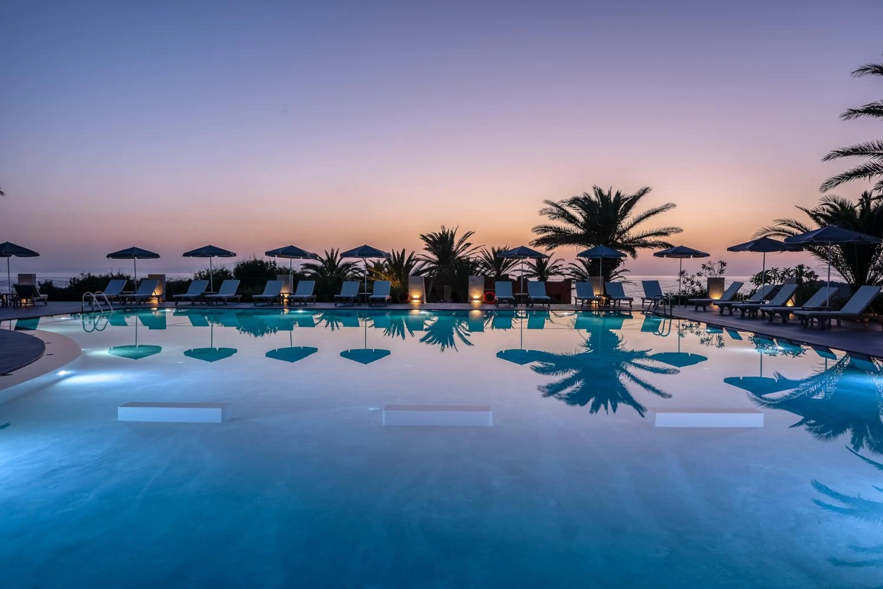 Swimming pool in Georgia Vicky Studios & Apartments