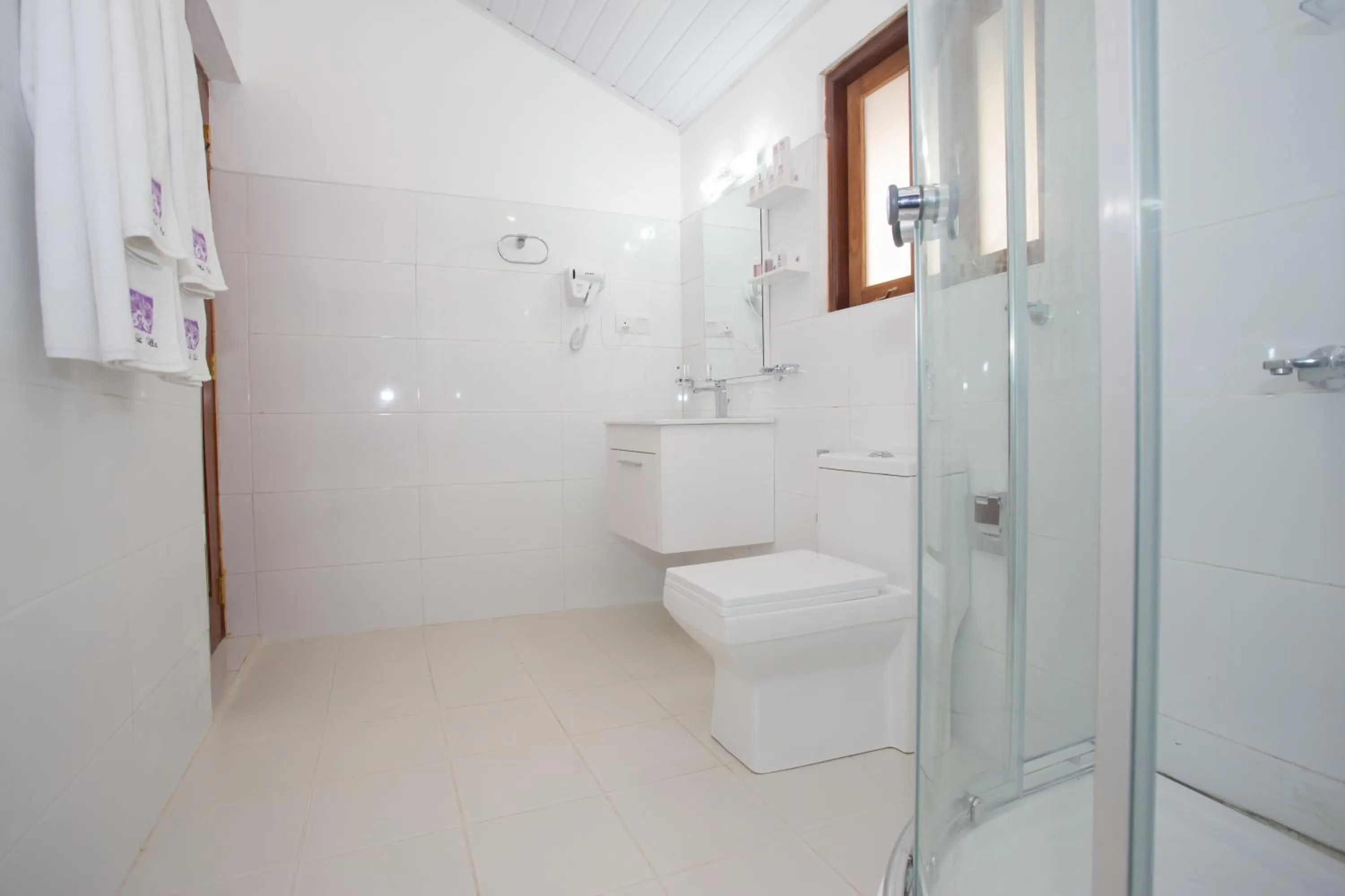 Shower in Orchid Villa Kandy