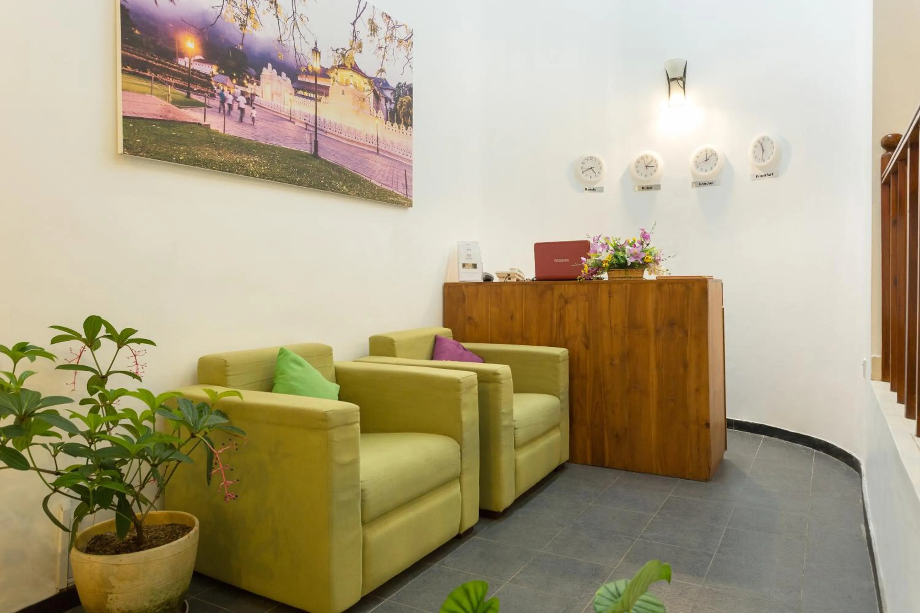 Lobby or reception in Orchid Villa Kandy