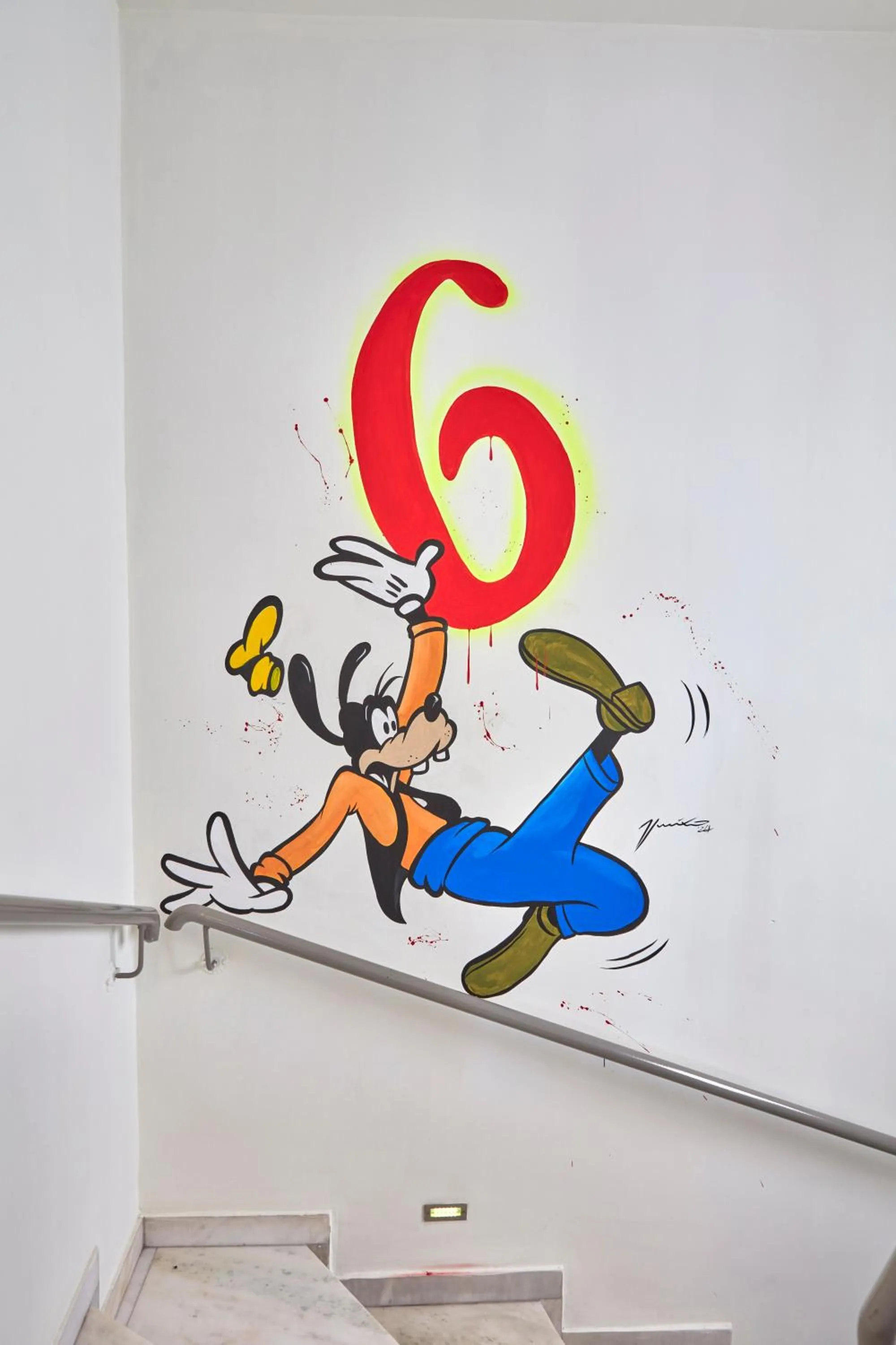 Decorative detail in Athens Way Pop Art Hotel