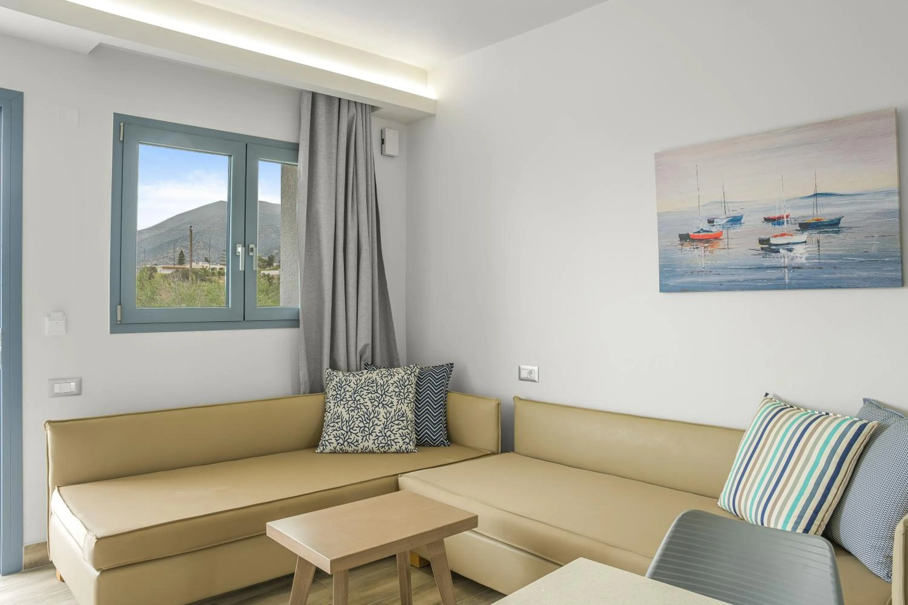 Living room in Sergiani Garden Hotel Apartments