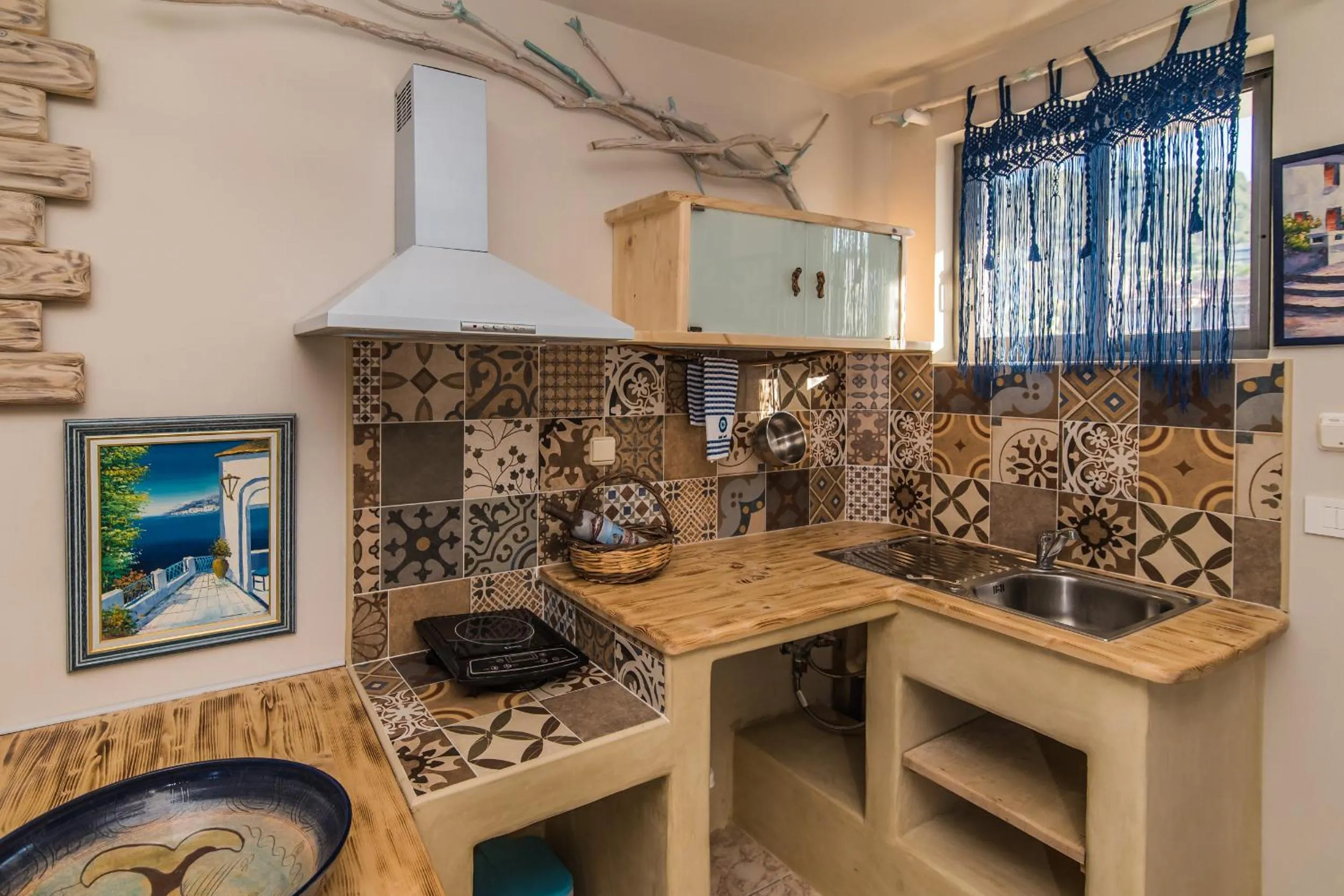 Kitchen or kitchenette in Iniohos Zante Hotel & Suites