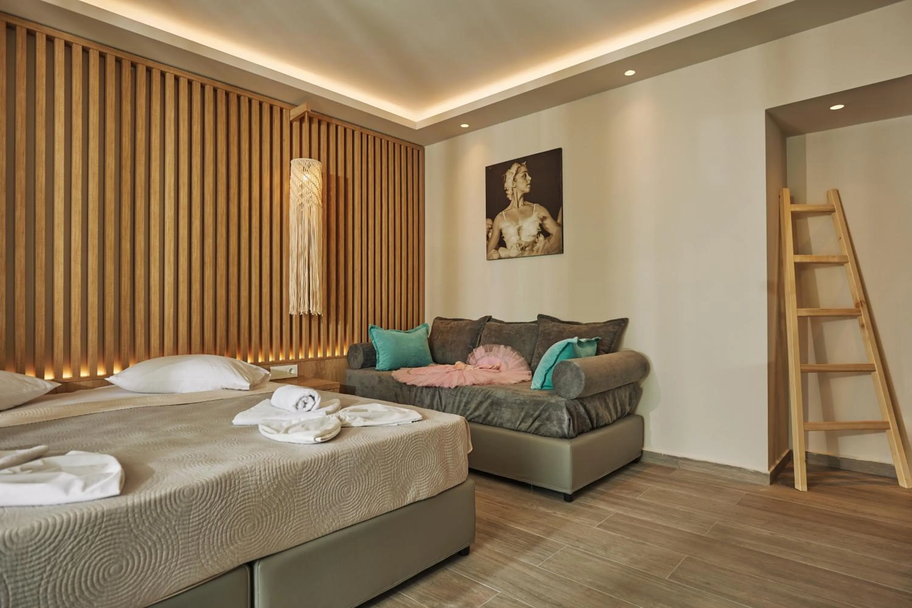 Photo of the whole room, Bed in Iniohos Zante Hotel & Suites