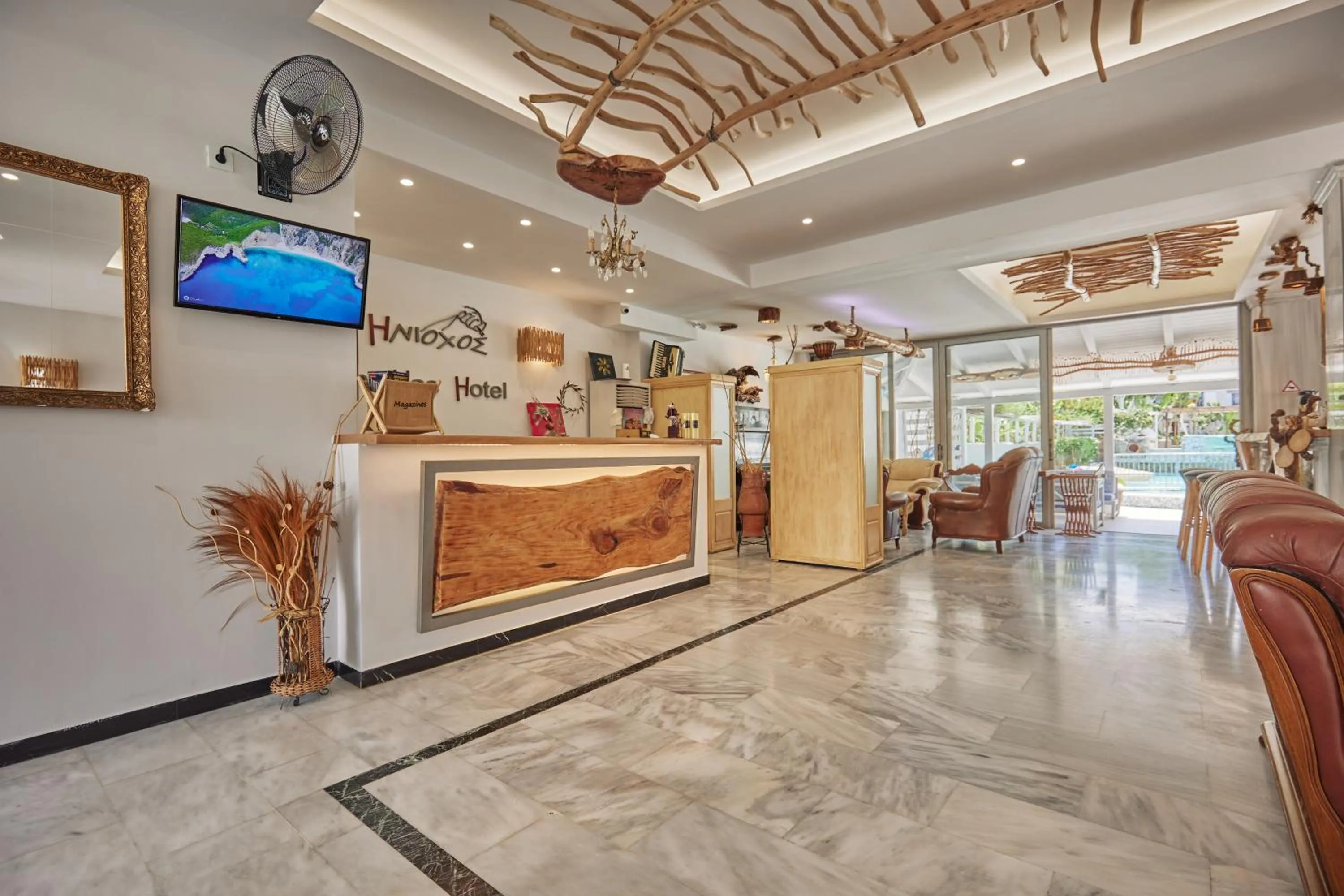 Lobby or reception in Iniohos Zante Hotel & Suites