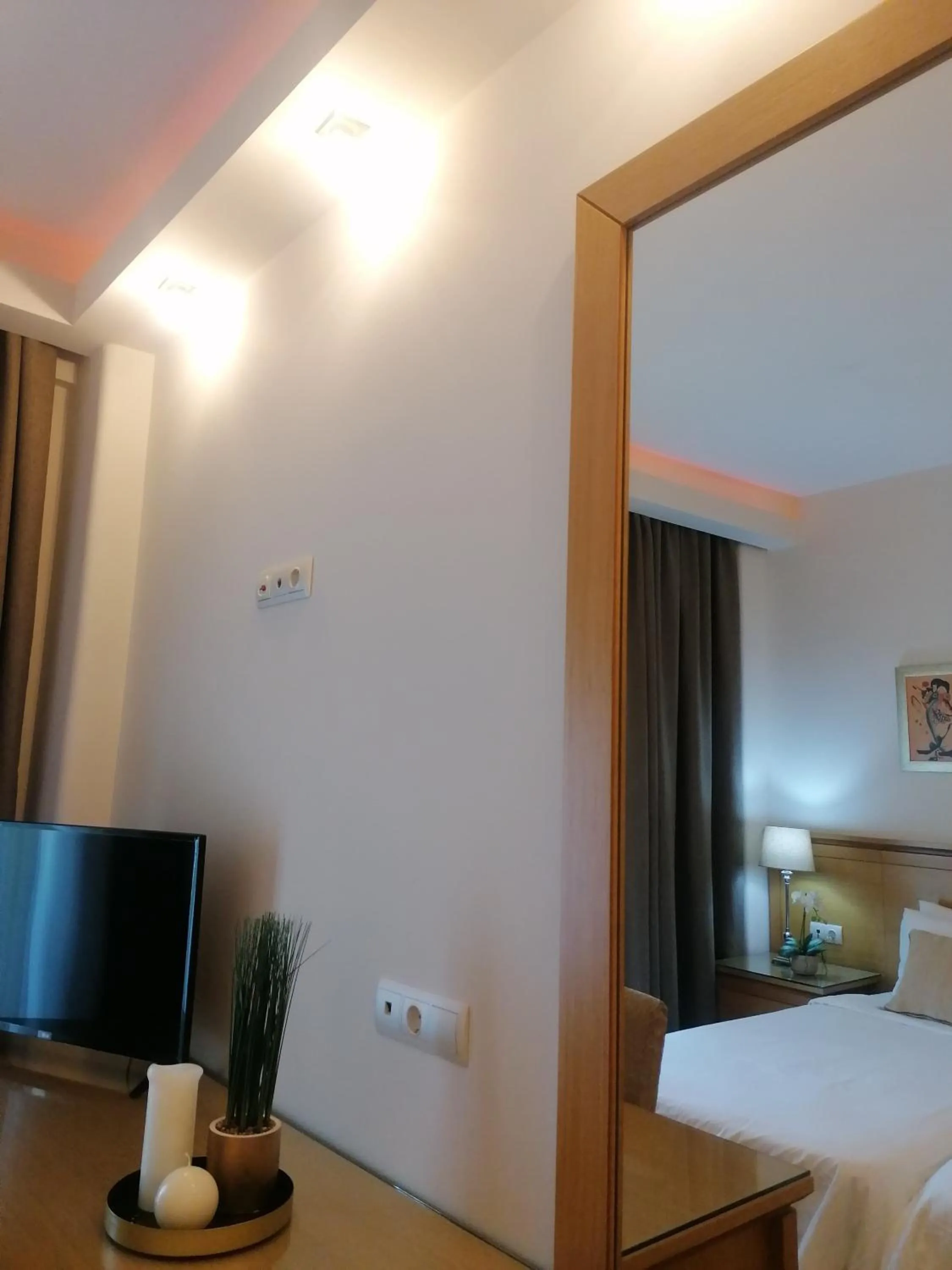 Bedroom, Bed in Hotel Alexandros