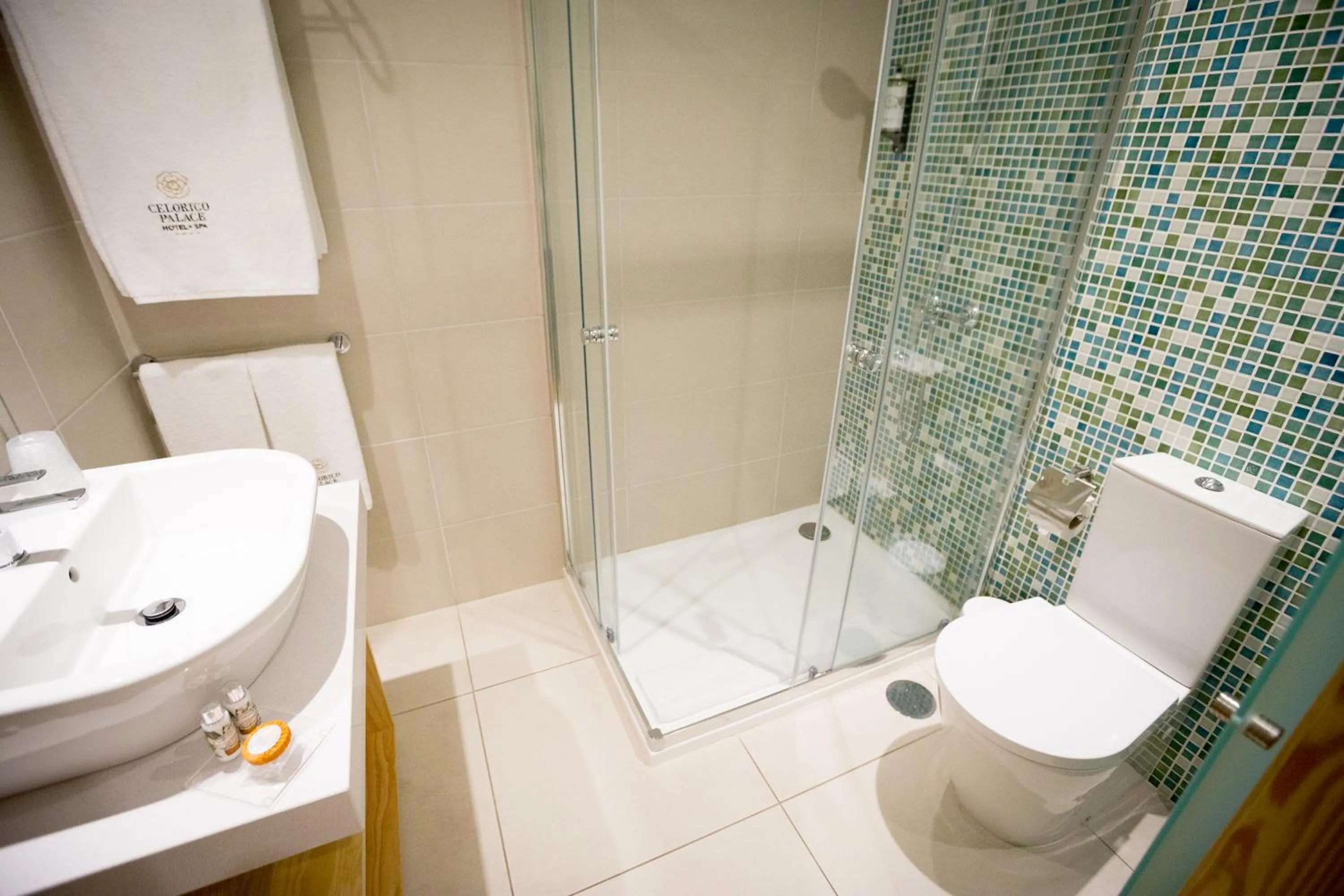 Shower in Lam Hotel Celorico de Basto