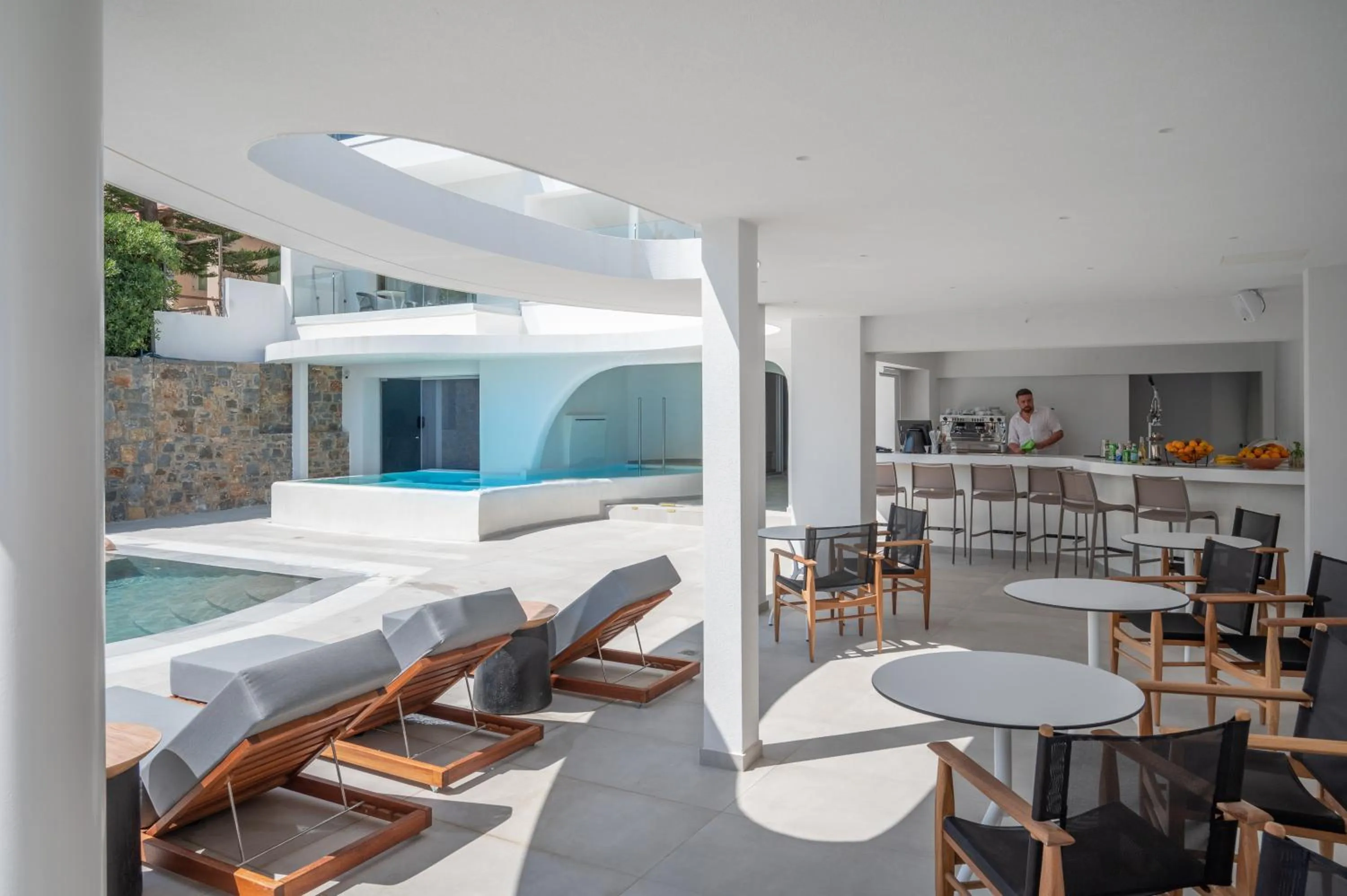 Seating area in Bita Hubs