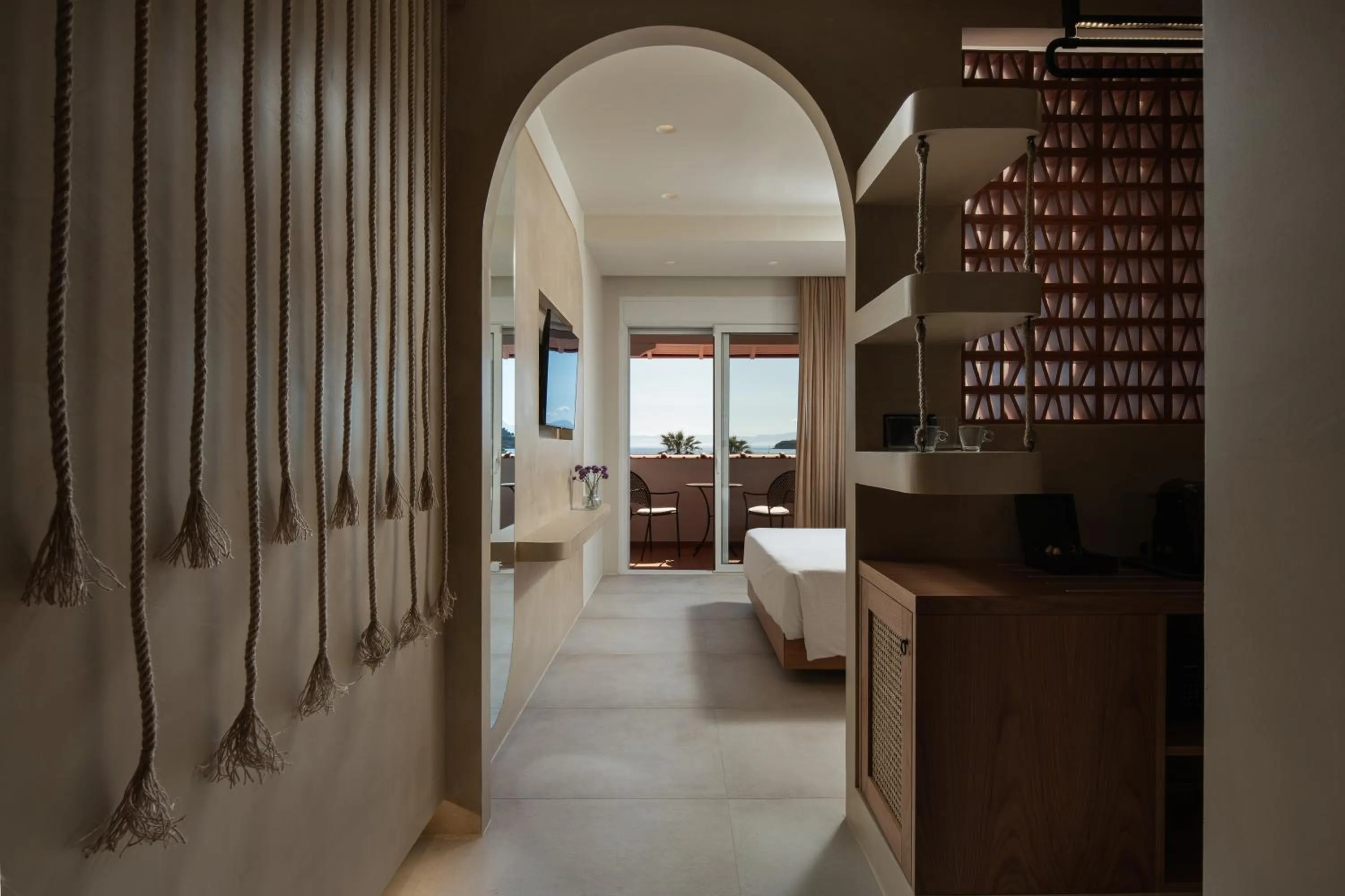 Bedroom in Antigoni Seaside Resort