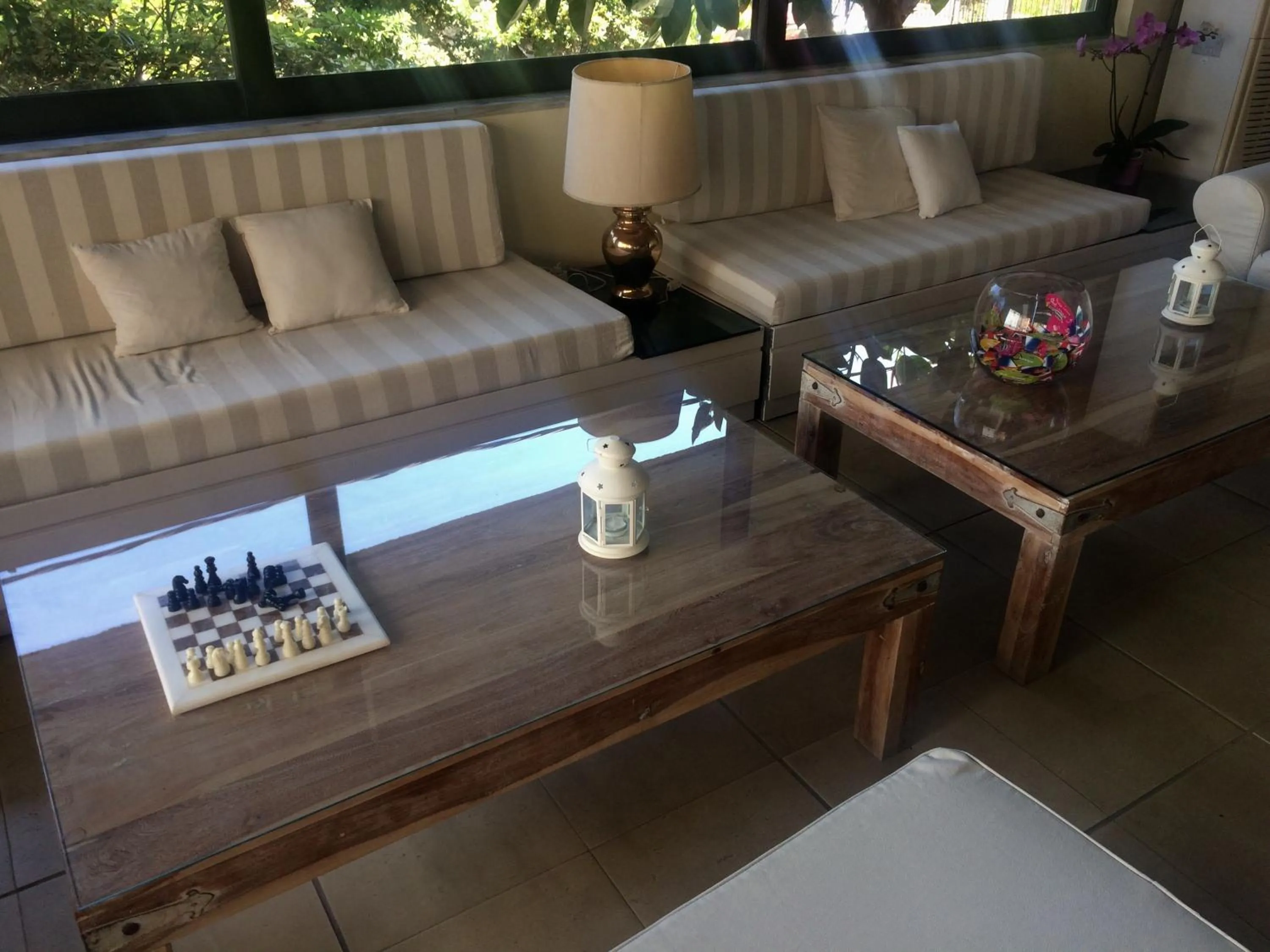 Seating area in Jason Hotel Apartments