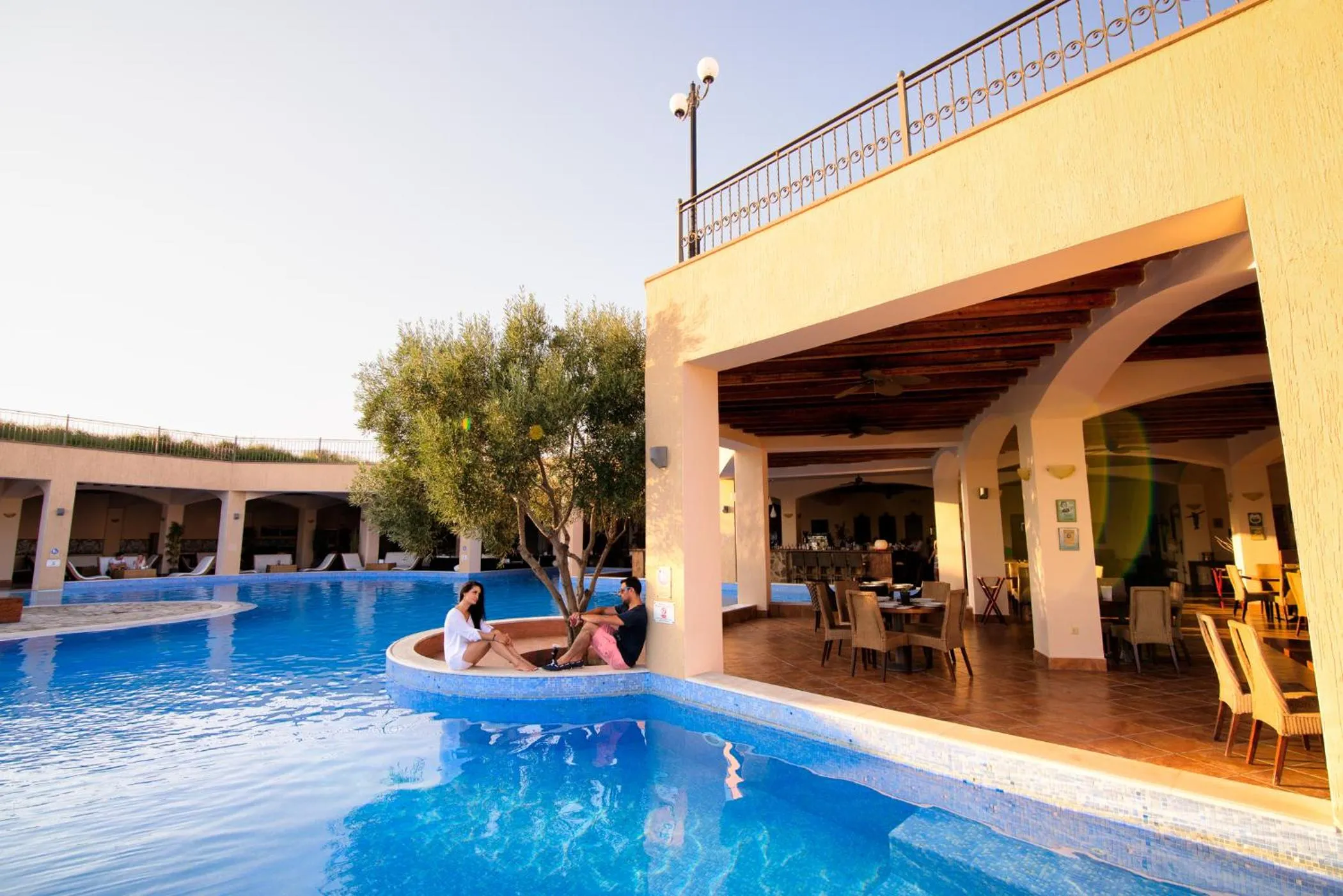 Swimming pool in Varos Village Boutique Hotel