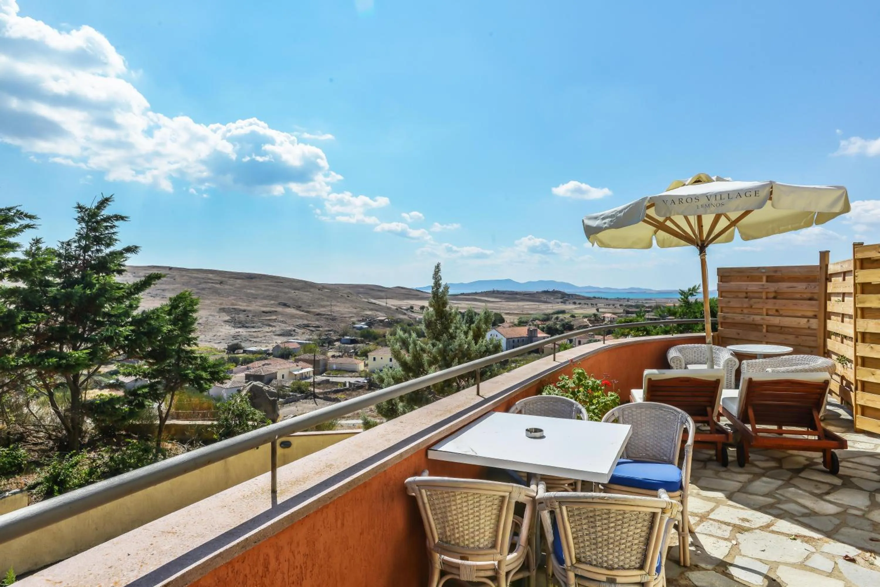 Patio in Varos Village Boutique Hotel
