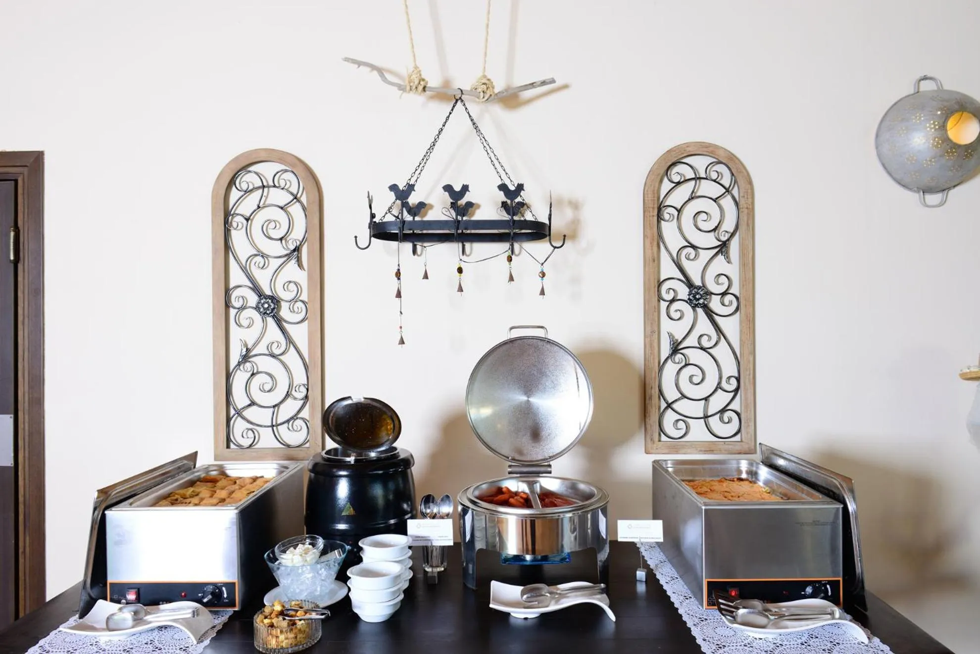 Buffet breakfast in Varos Village Boutique Hotel