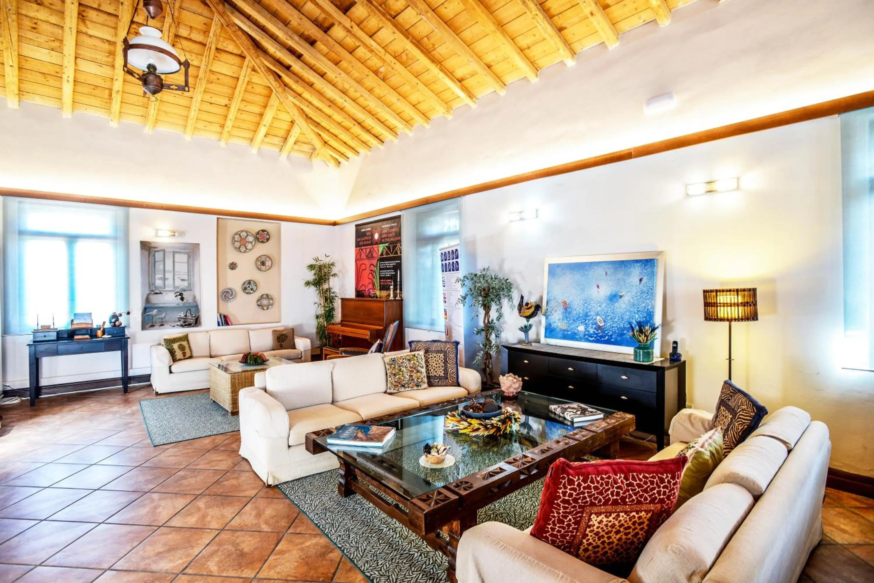 Living room in Varos Village Boutique Hotel